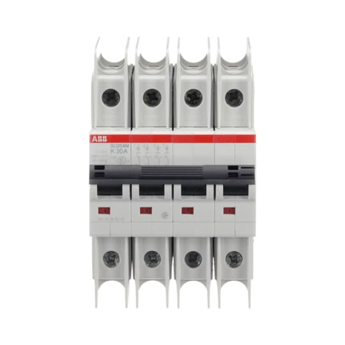 Miniature Circuit Breaker - SU200M - 4P - 30 A - K - 400 V AC 11.2 kA