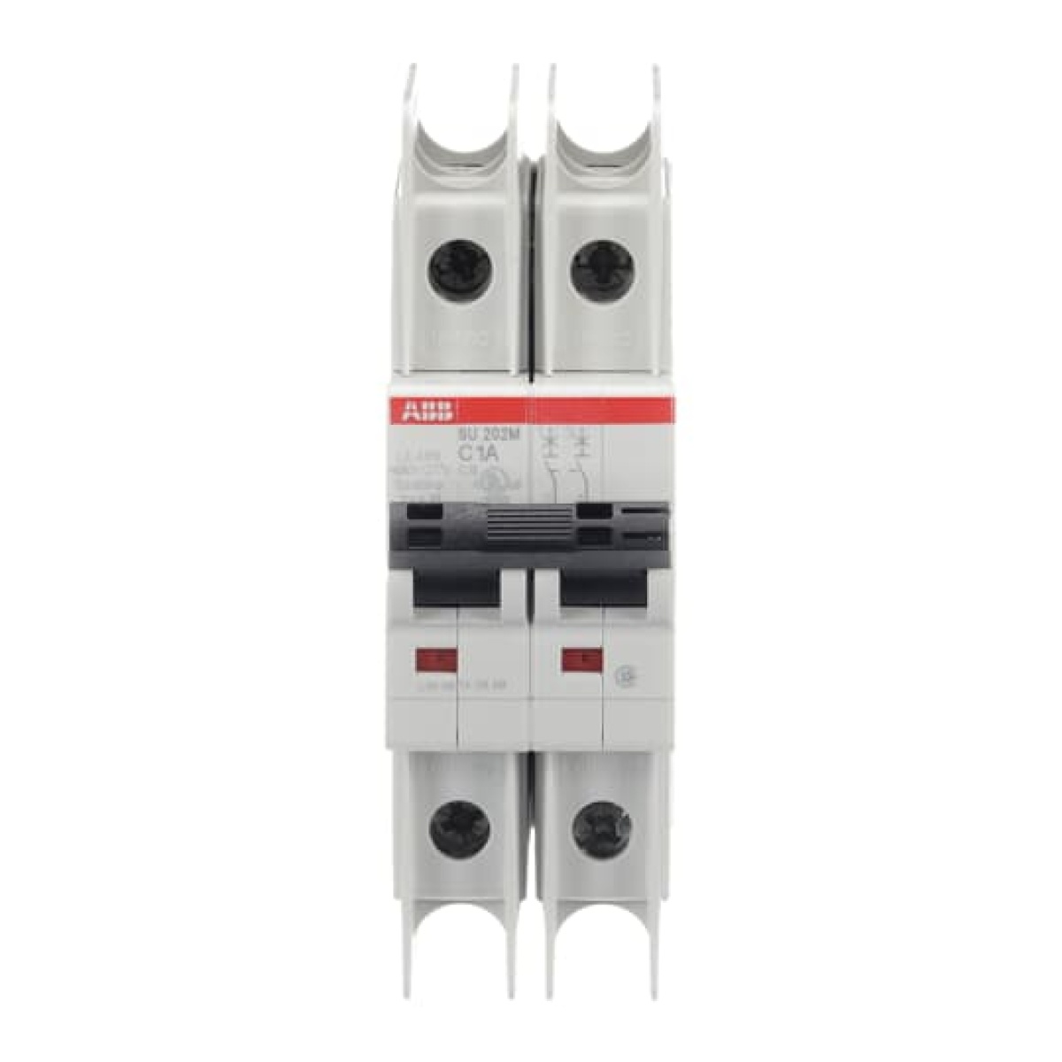 Miniature Circuit Breaker - SU200M - 2P - 1 A - C - 400 V AC 11.2 kA