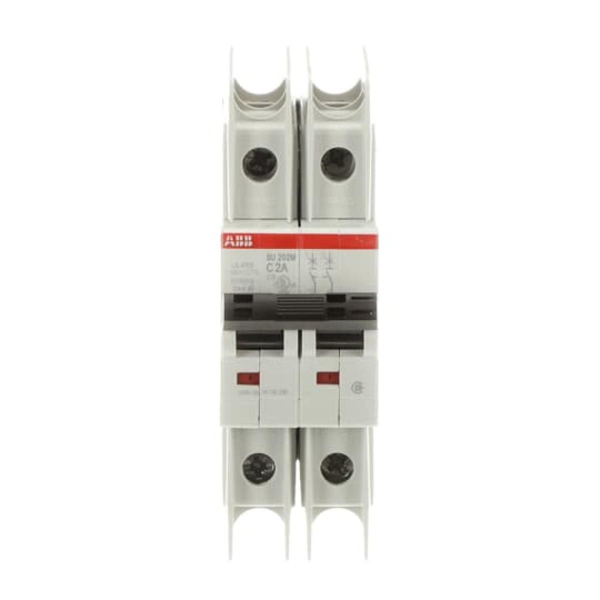 Miniature Circuit Breaker - SU200M - 2P - 2 A - C - 400 V AC 11.2 kA