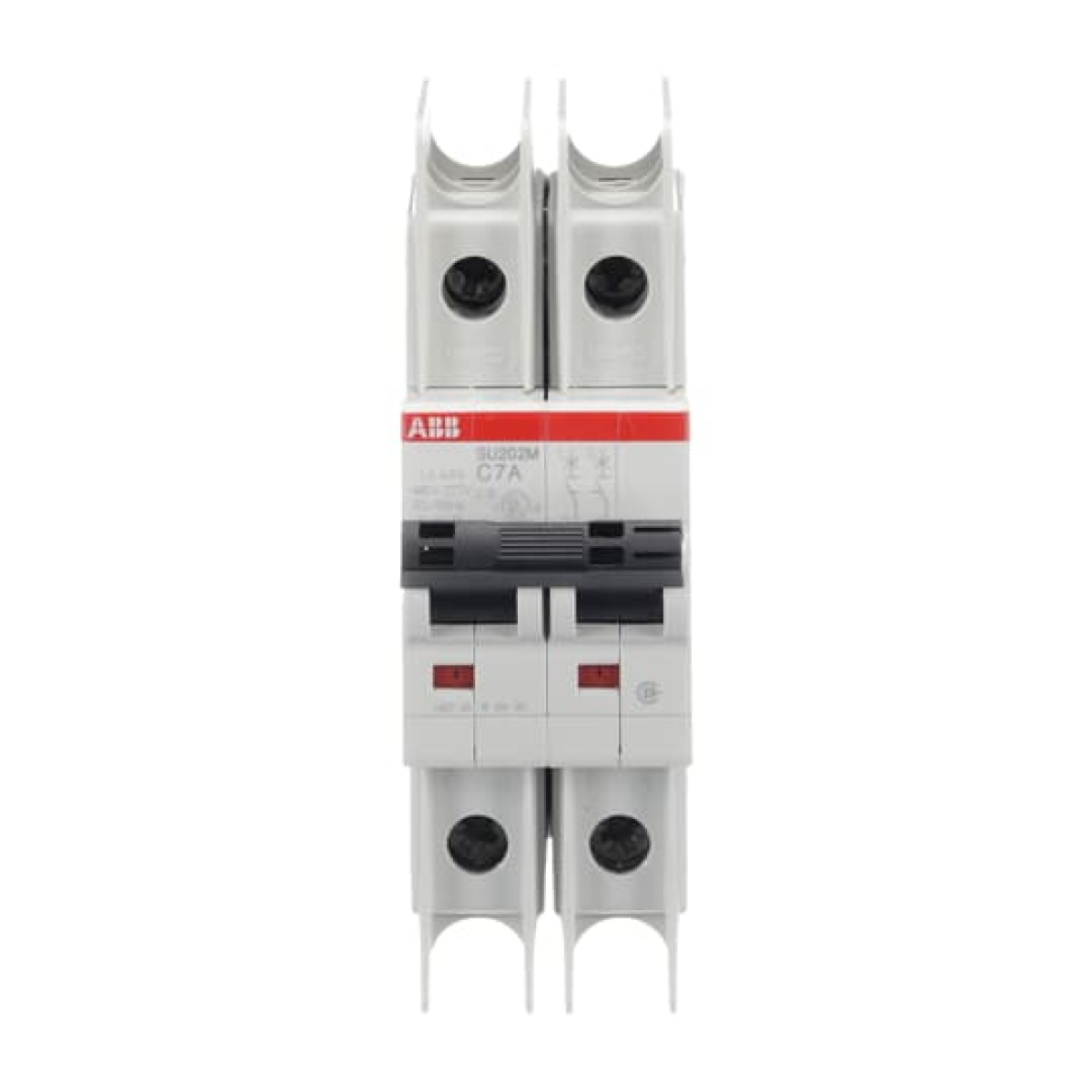 Miniature Circuit Breaker - SU200M - 2P - 7 A - C - 400 V AC 11.2 kA