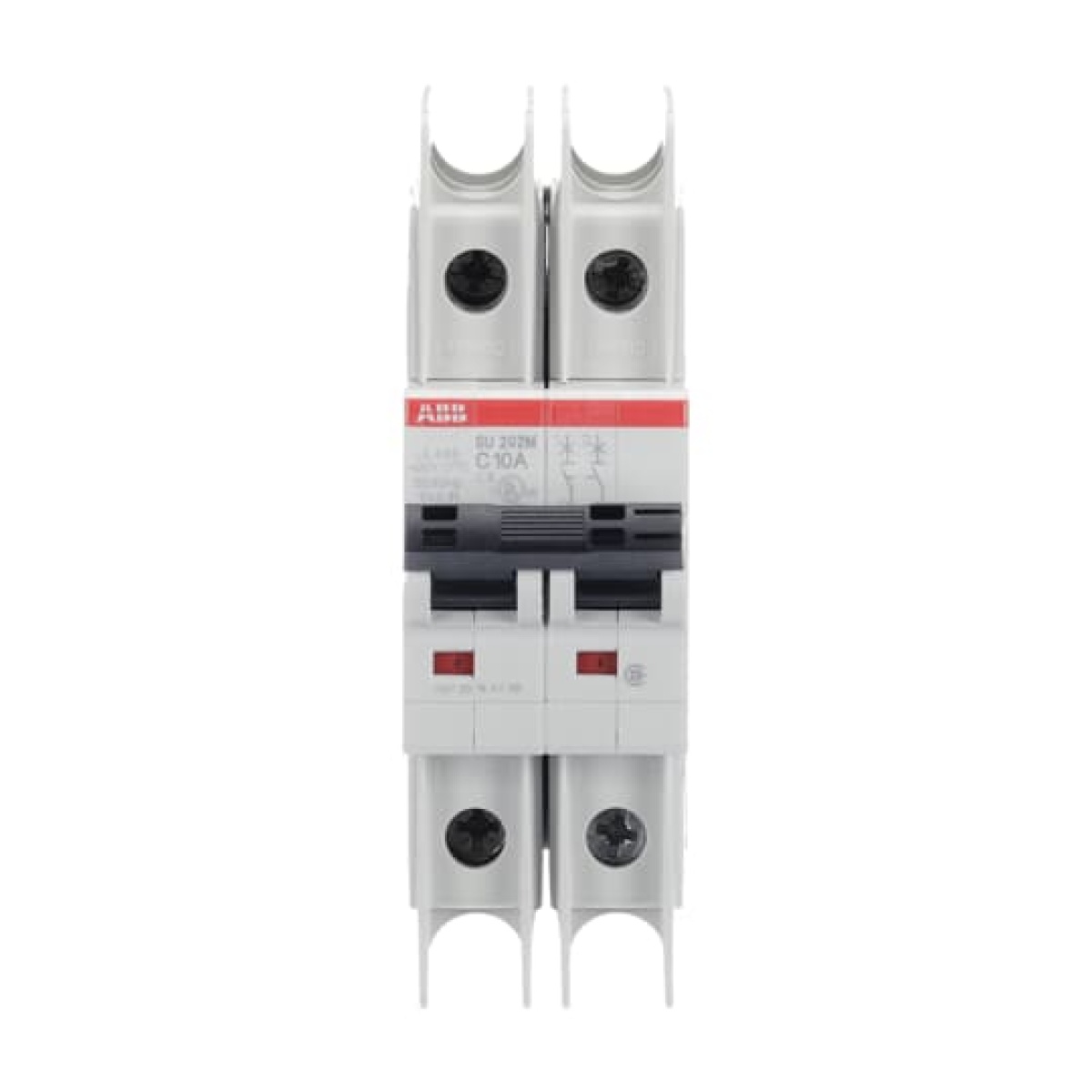 Miniature Circuit Breaker - SU200M - 2P - 10 A - C - 400 V AC 11.2 kA