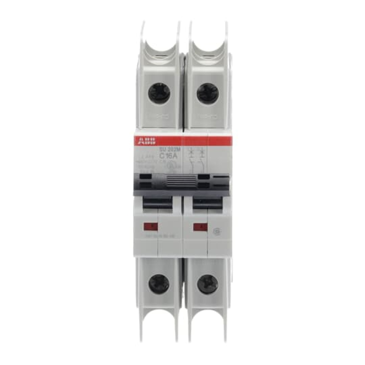 Miniature Circuit Breaker - SU200M - 2P - 16 A - C - 400 V AC 11.2 kA