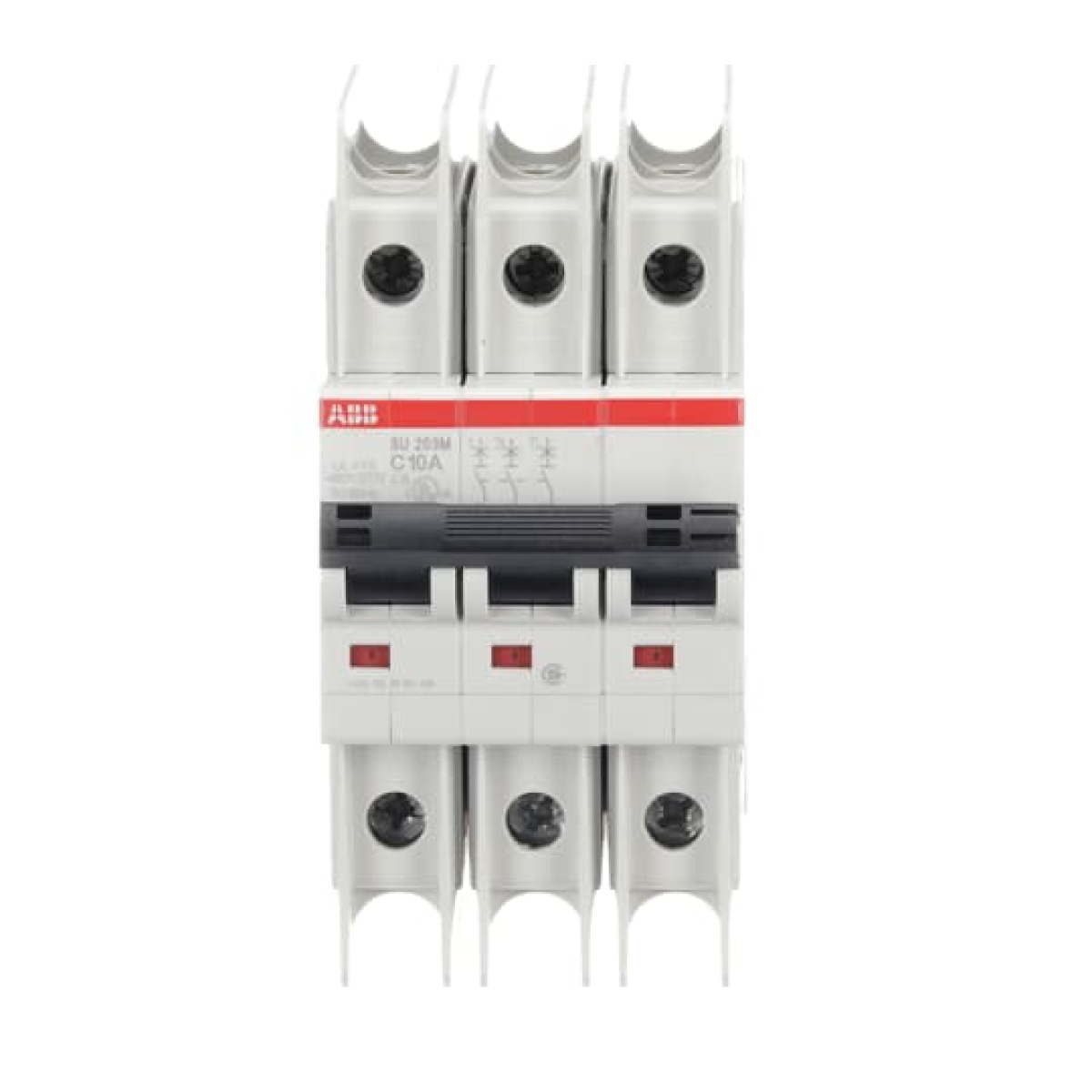 Miniature Circuit Breaker - SU200M - 3P - 10 A - C - 400 V AC 11.2 kA