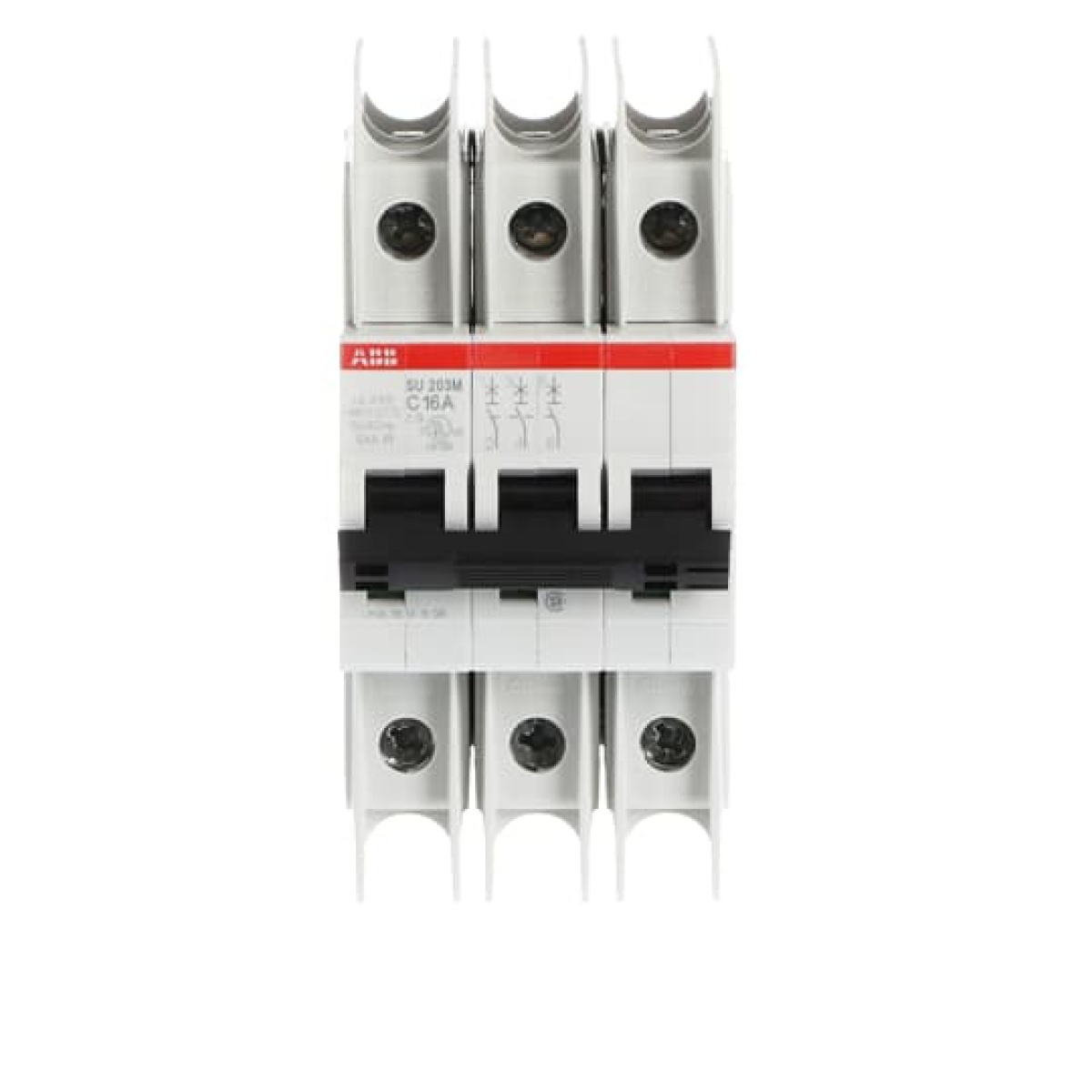 Miniature Circuit Breaker - SU200M - 3P - 16 A - C - 400 V AC 11.2 kA