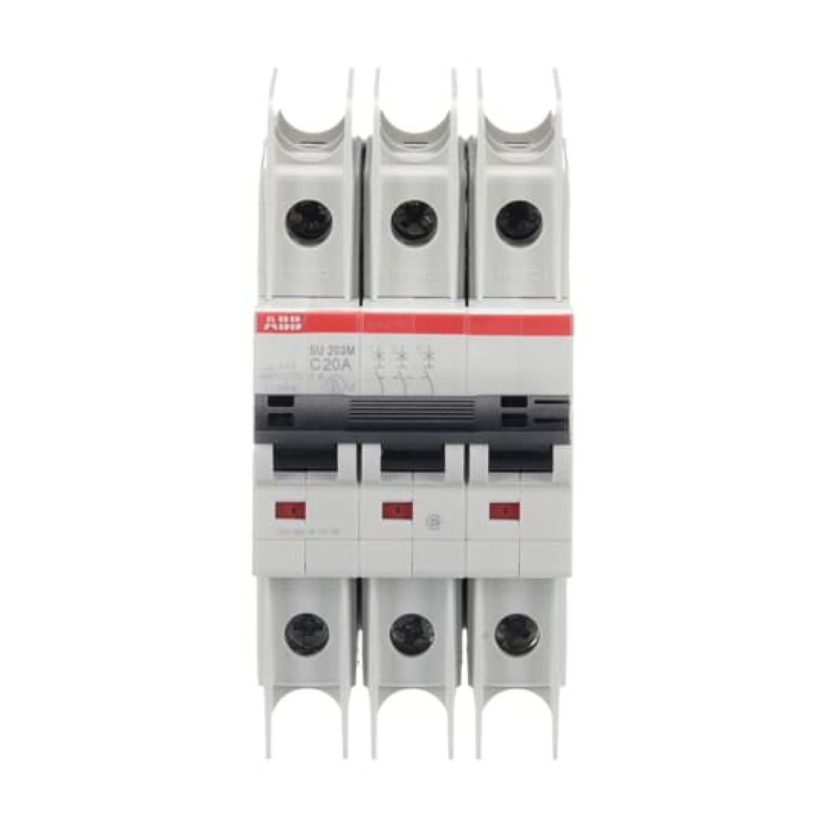 Miniature Circuit Breaker - SU200M - 3P - 20 A - C - 400 V AC 11.2 kA