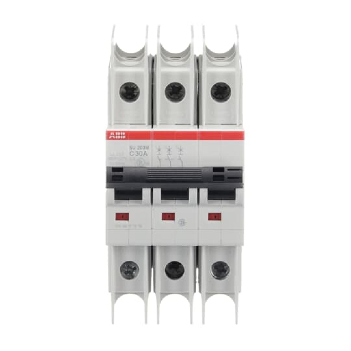 Miniature Circuit Breaker - SU200M - 3P - 30 A - C - 400 V AC 11.2 kA