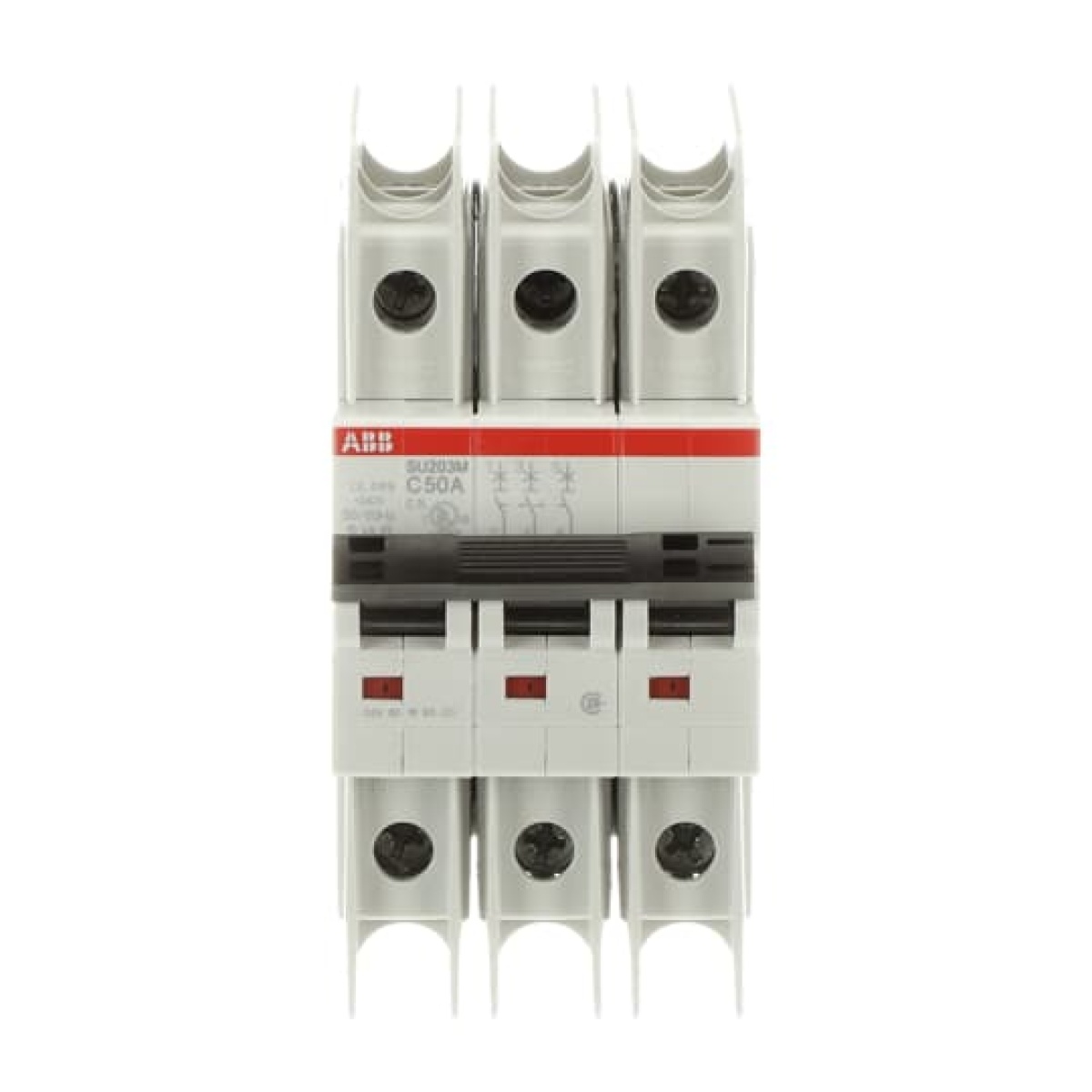 Miniature Circuit Breaker - SU200M - 3P - 50 A - C - 400 V AC 11.2 kA