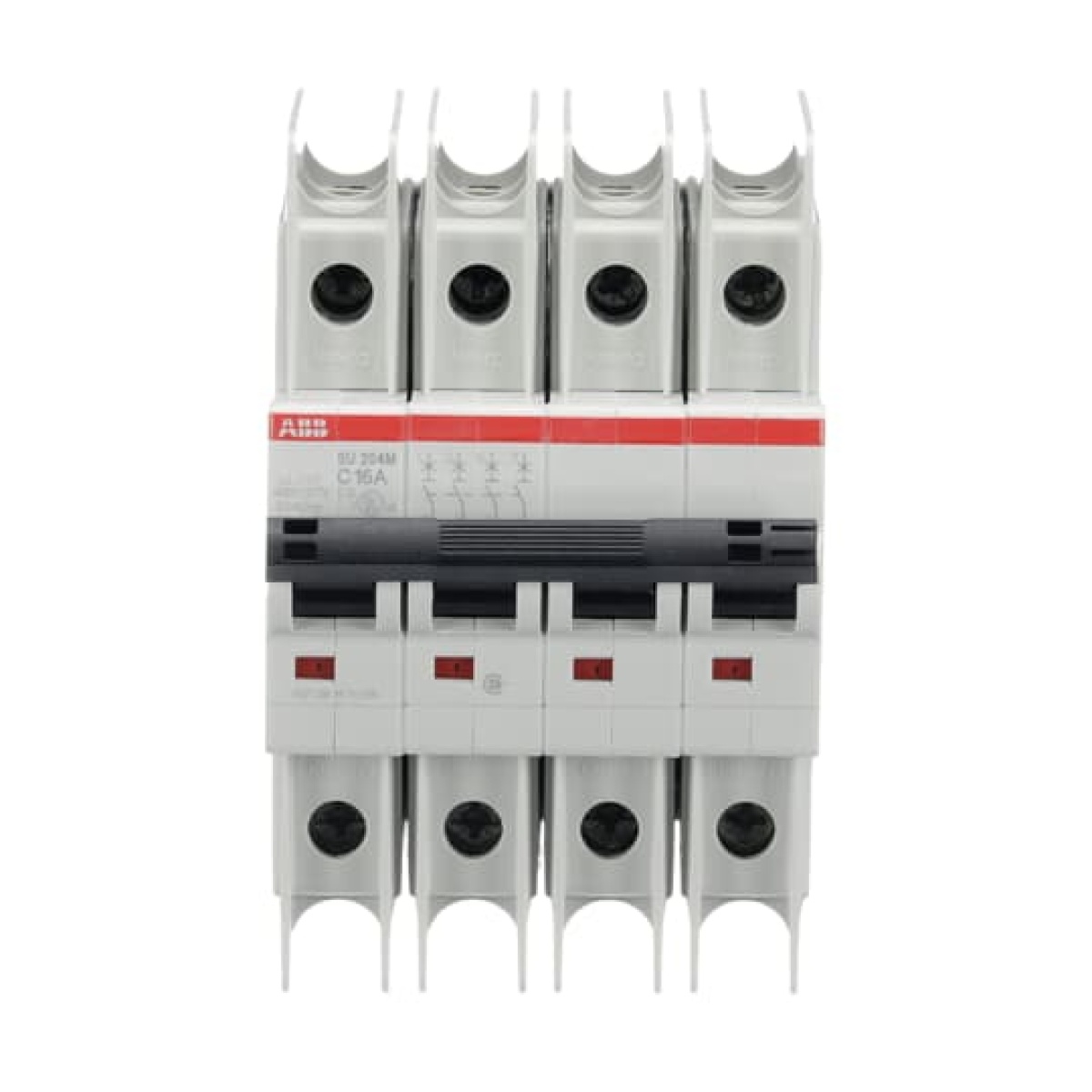 Miniature Circuit Breaker - SU200M - 4P - 16 A - C - 400 V AC 11.2 kA