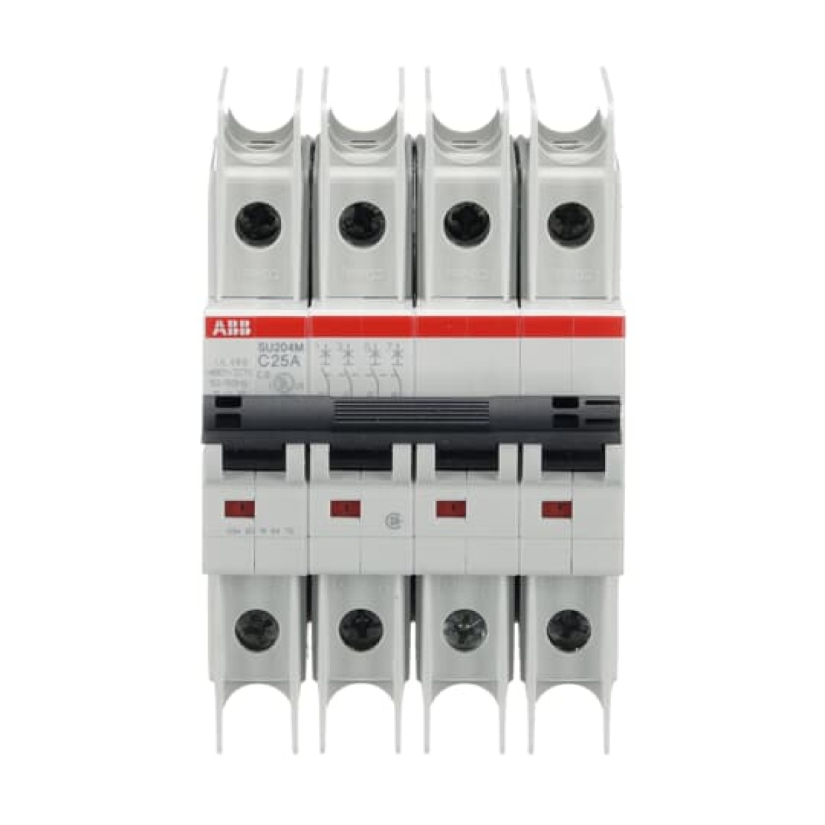 Miniature Circuit Breaker - SU200M - 4P - 25 A - C - 400 V AC 11.2 kA