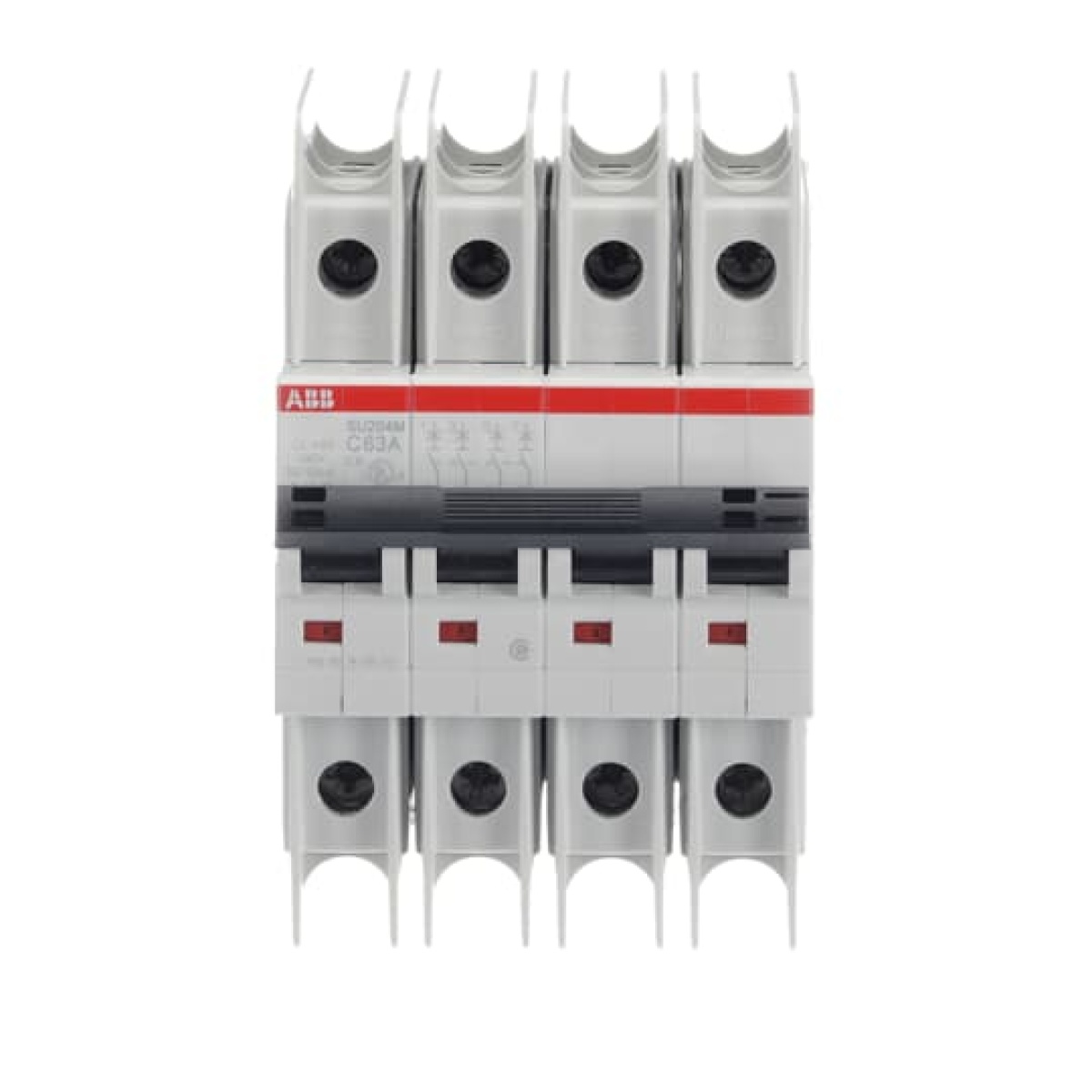 Miniature Circuit Breaker - SU200M - 4P - 63 A - C - 400 V AC 11.2 kA