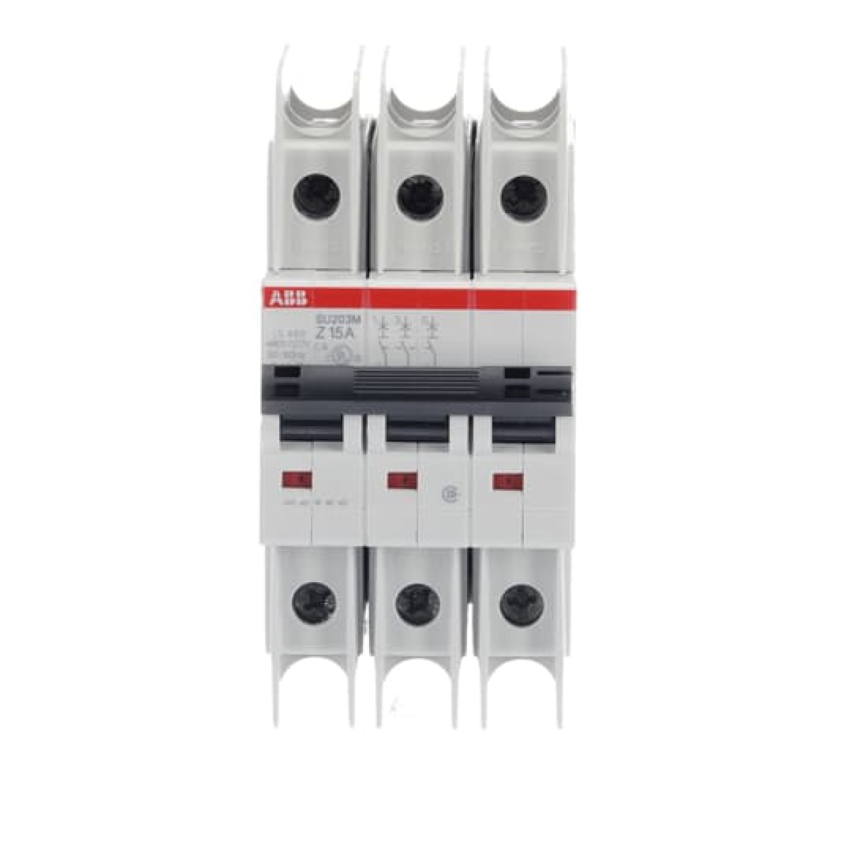 Miniature Circuit Breaker - SU200M - 3P - 15 A - Z - 400 V AC 11.2 kA