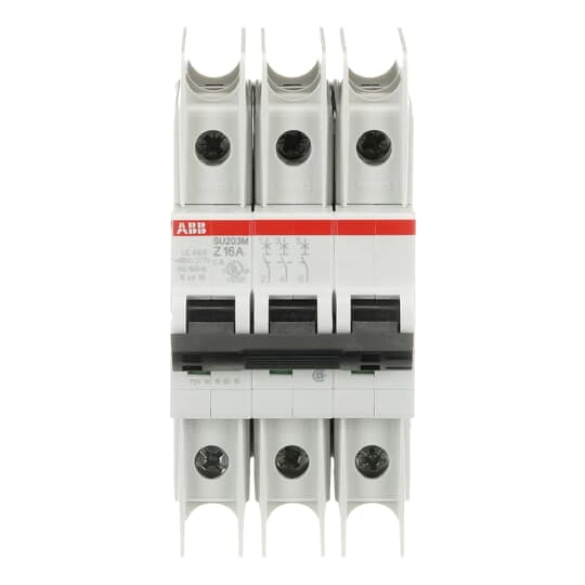 Miniature Circuit Breaker - SU200M - 3P - 16 A - Z - 400 V AC 11.2 kA