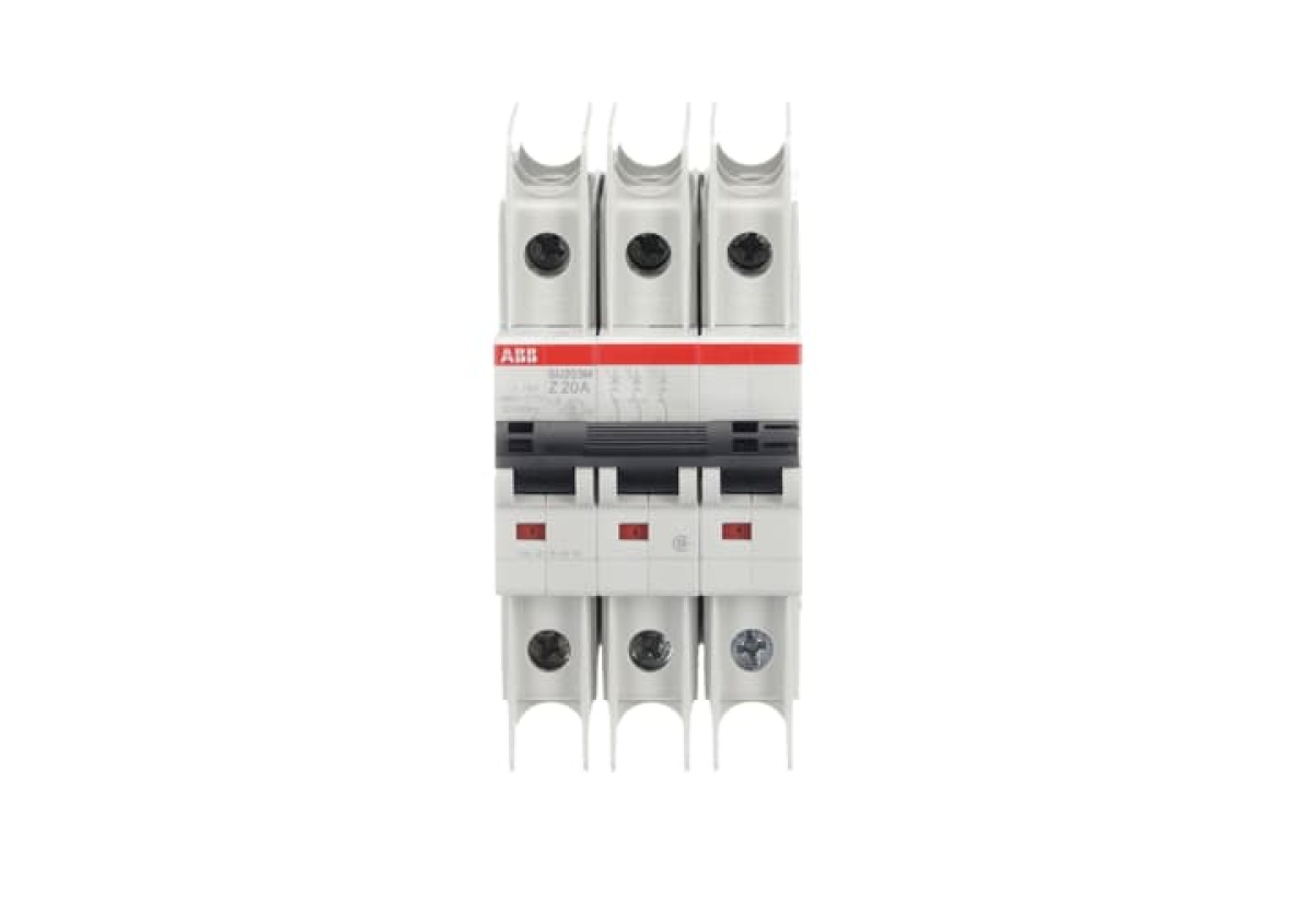 Miniature Circuit Breaker - SU200M - 3P - 20 A - Z - 400 V AC 11.2 kA