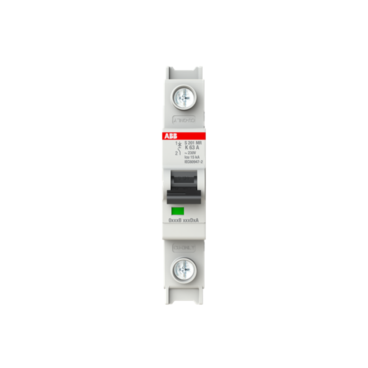 Miniature Circuit Breaker - S200MR - 1P - 63 A - K - 230 V AC 10 kA