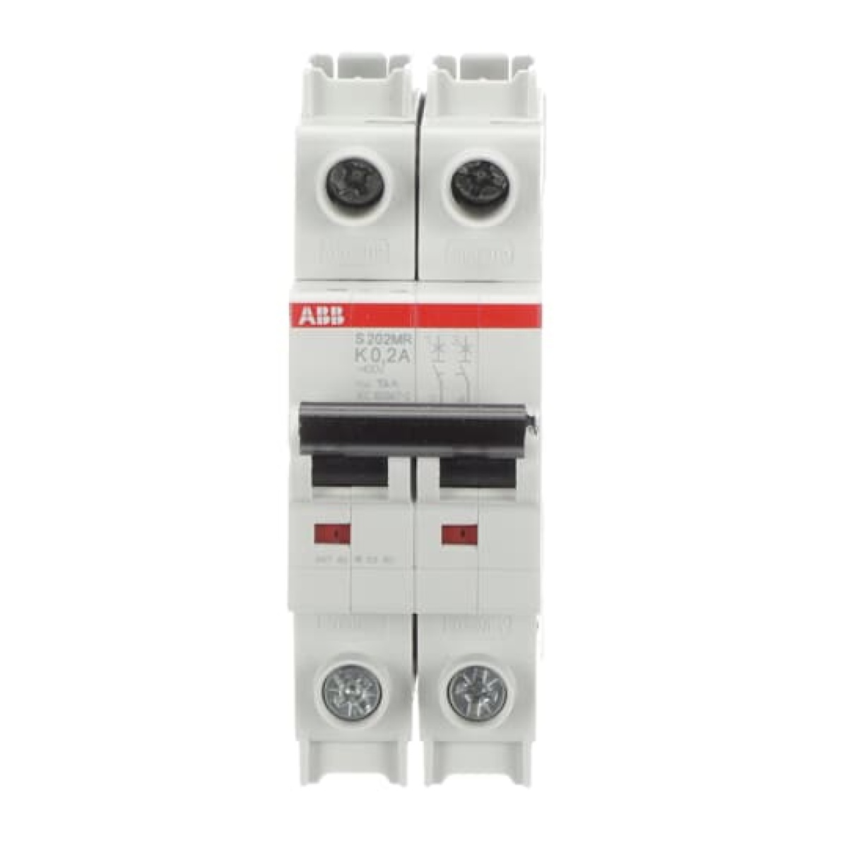 Miniature Circuit Breaker - S200MR - 2P - 0.2 A - K - 230 V AC 10 kA