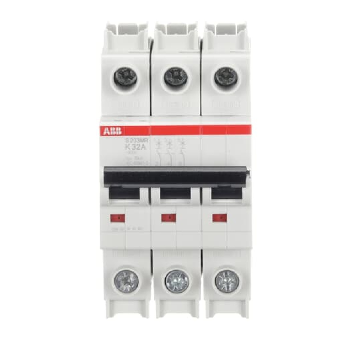 Miniature Circuit Breaker - S200MR - 3P - 32 A - K - 230 V AC 10 kA