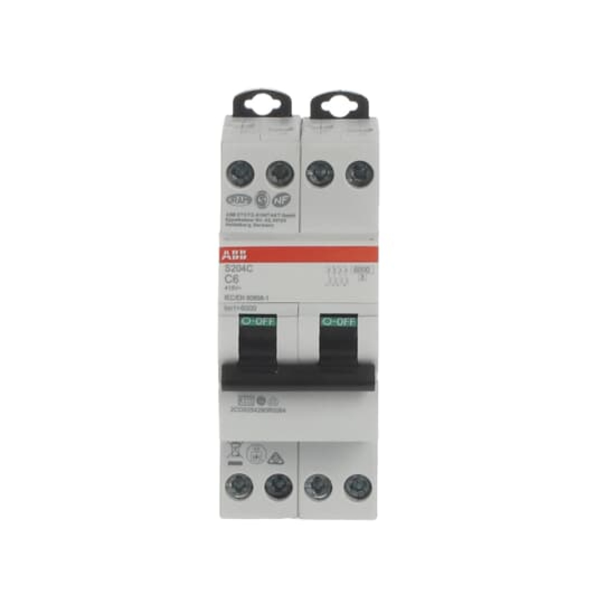 Miniature circuit breaker - 4P - C - 6 A
