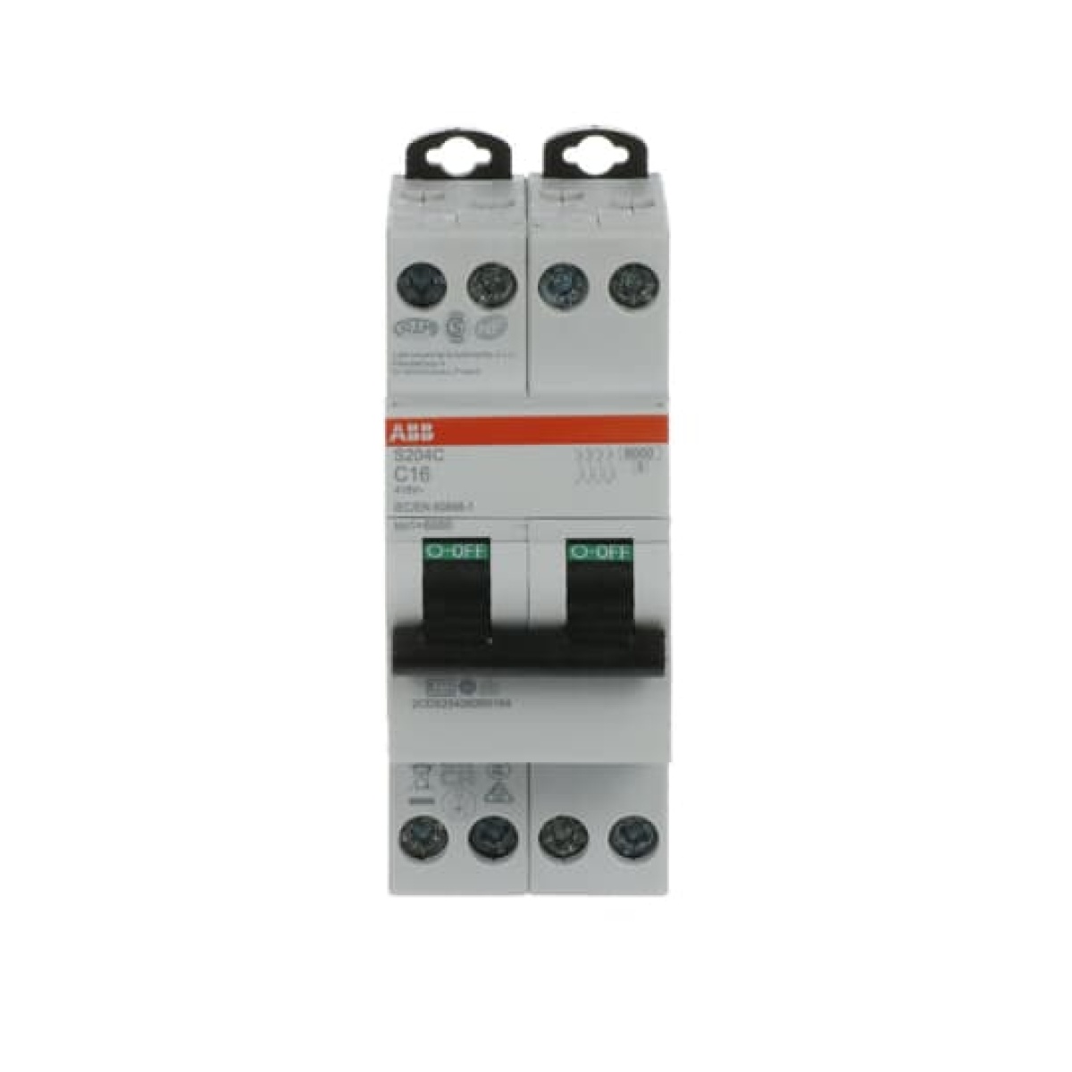 Miniature circuit breaker - 4P - C - 16 A