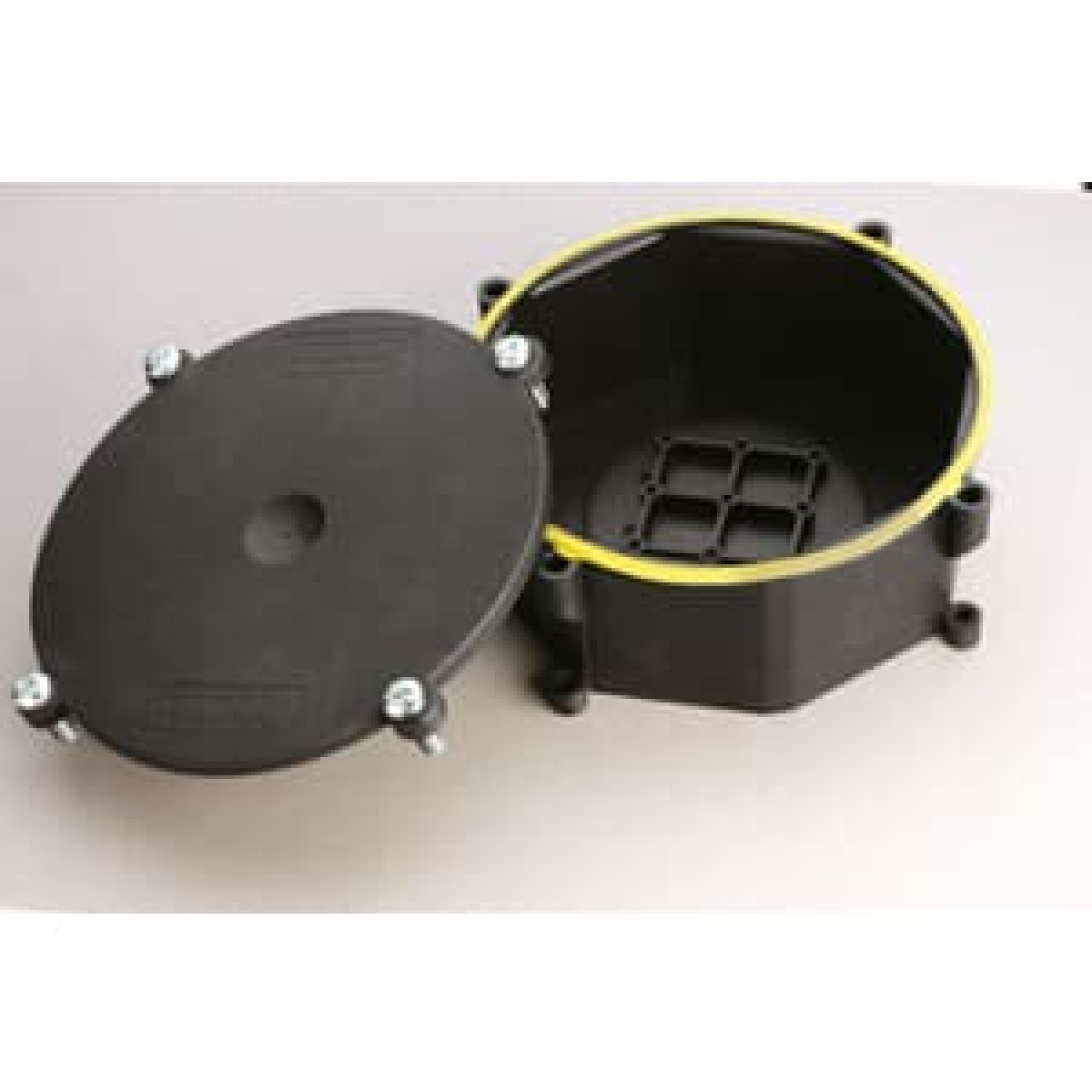 MANIFOLD BOX 34MM BLKYW NYLON