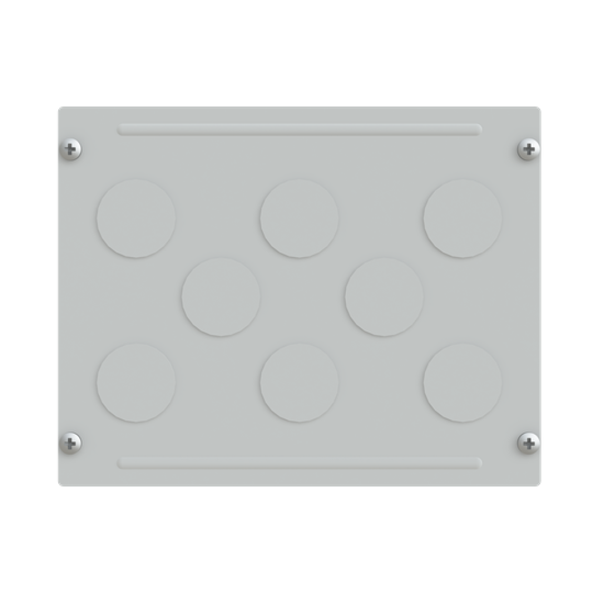 Flange, 13 mm x 400 mm x 250 mm