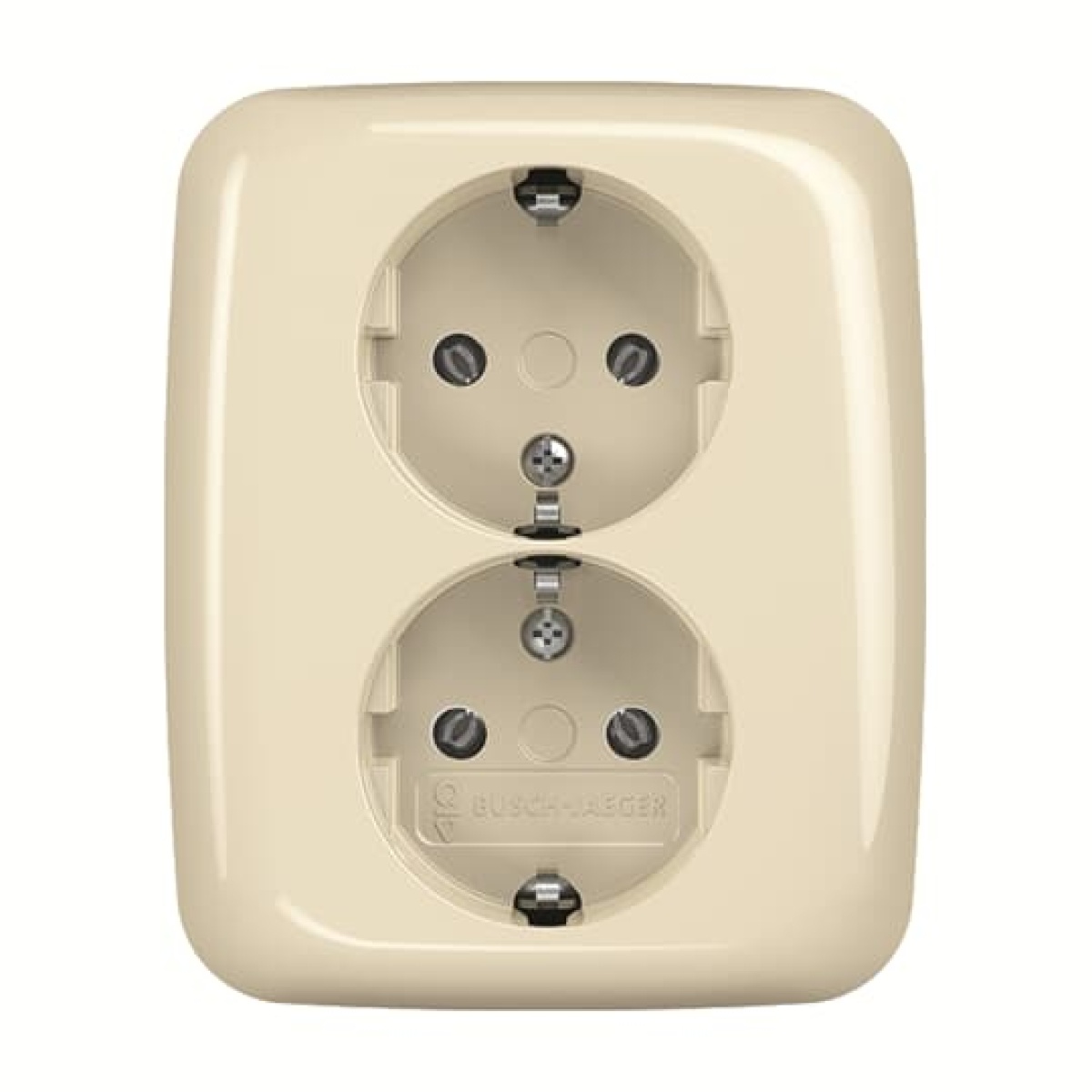 Socket Outlets without claw white - Busch-Duro 2000 SI