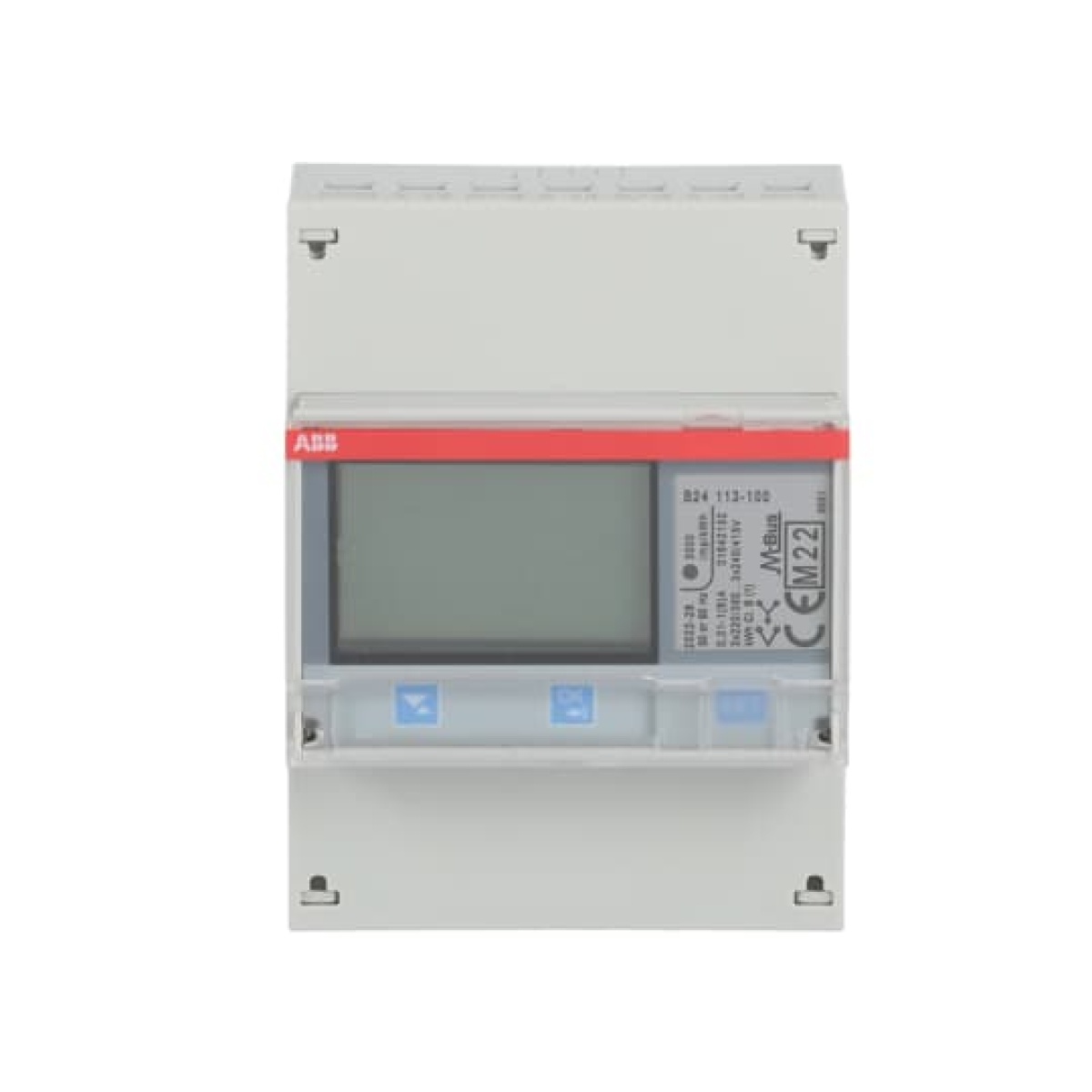 Energy meter 'Steel', M-bus, 3-phase, 1 A