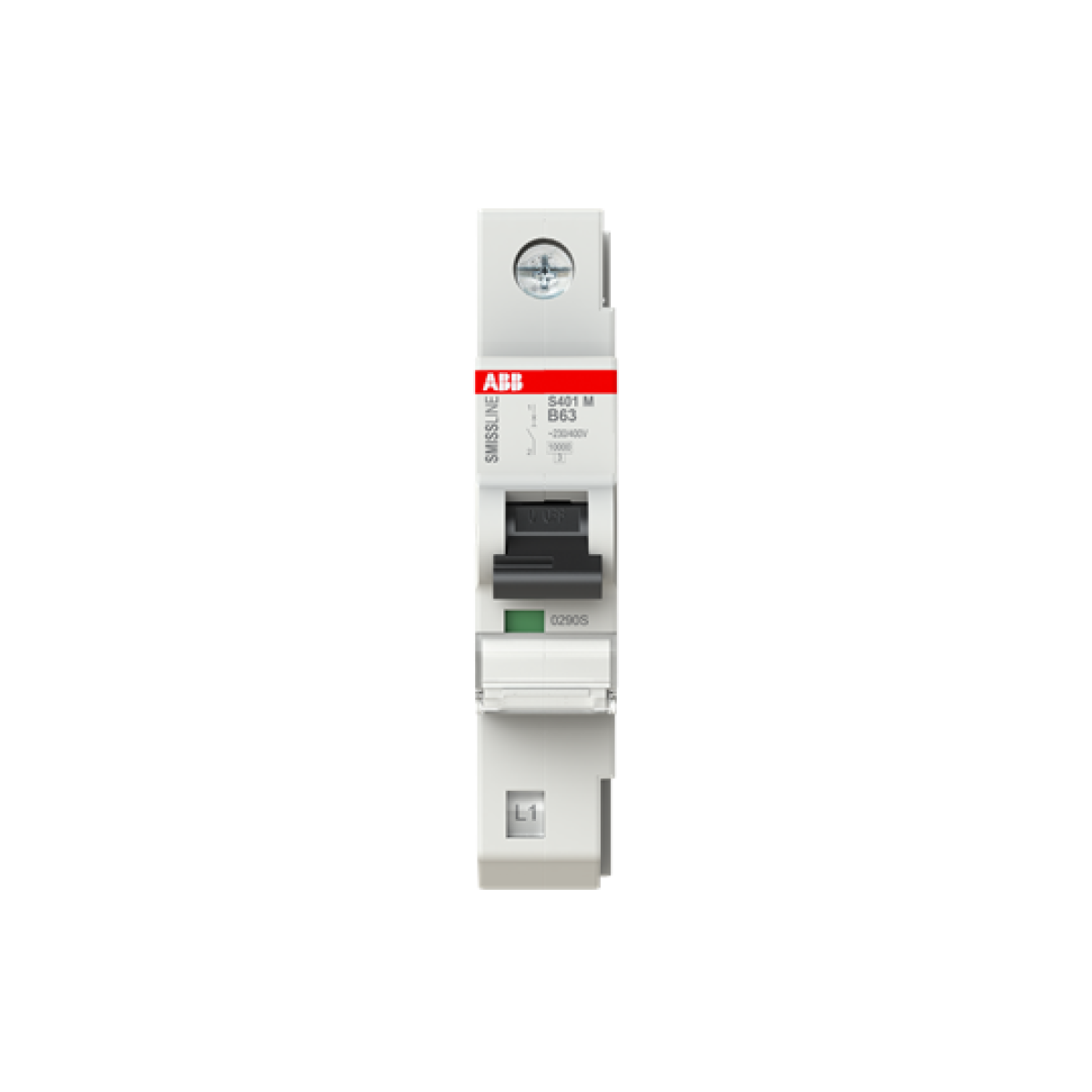 Miniature Circuit Breaker - S400 - 1P - 63 A - B - 230 V 10 kA