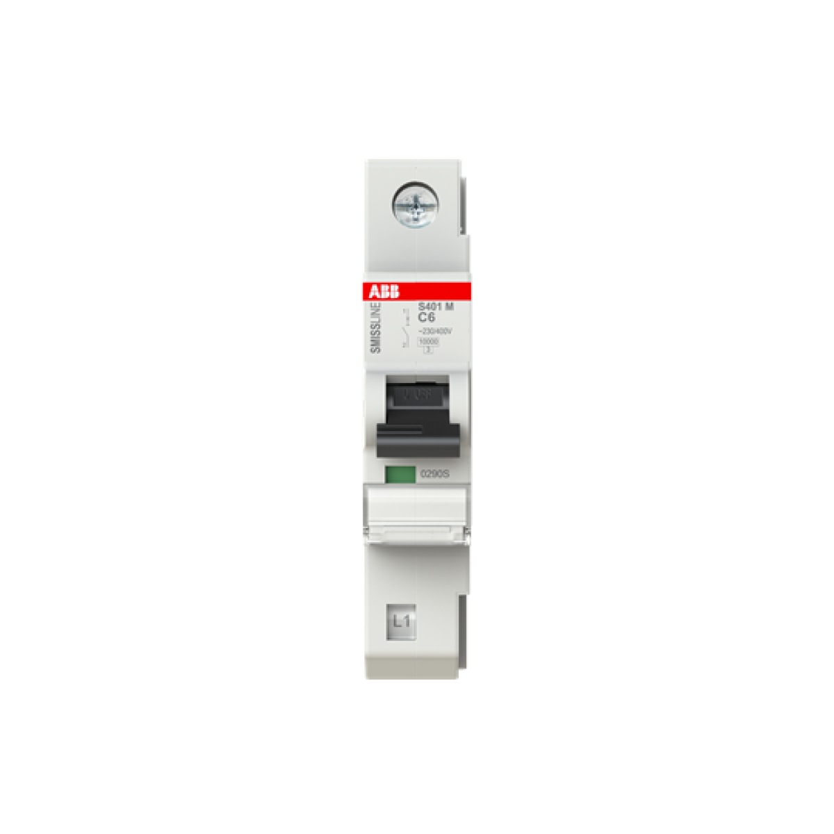 Miniature Circuit Breaker - S400 - 1P - 6 A - C - 230 V 10 kA
