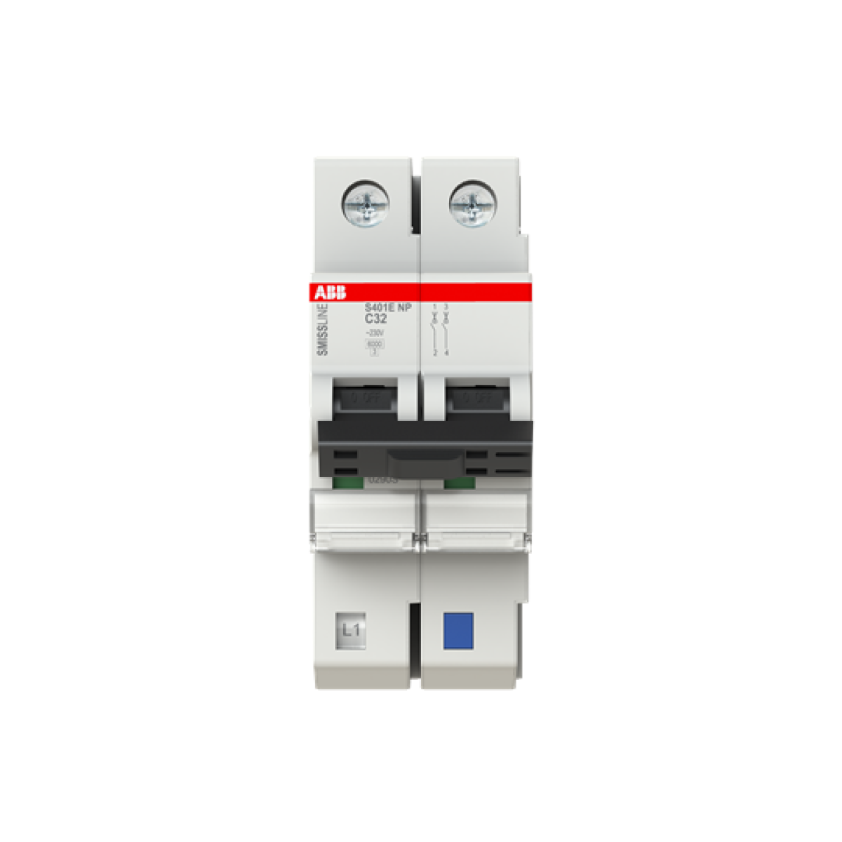Miniature Circuit Breaker - S400NP - 2P - 32 A - C - 230 V 6 kA