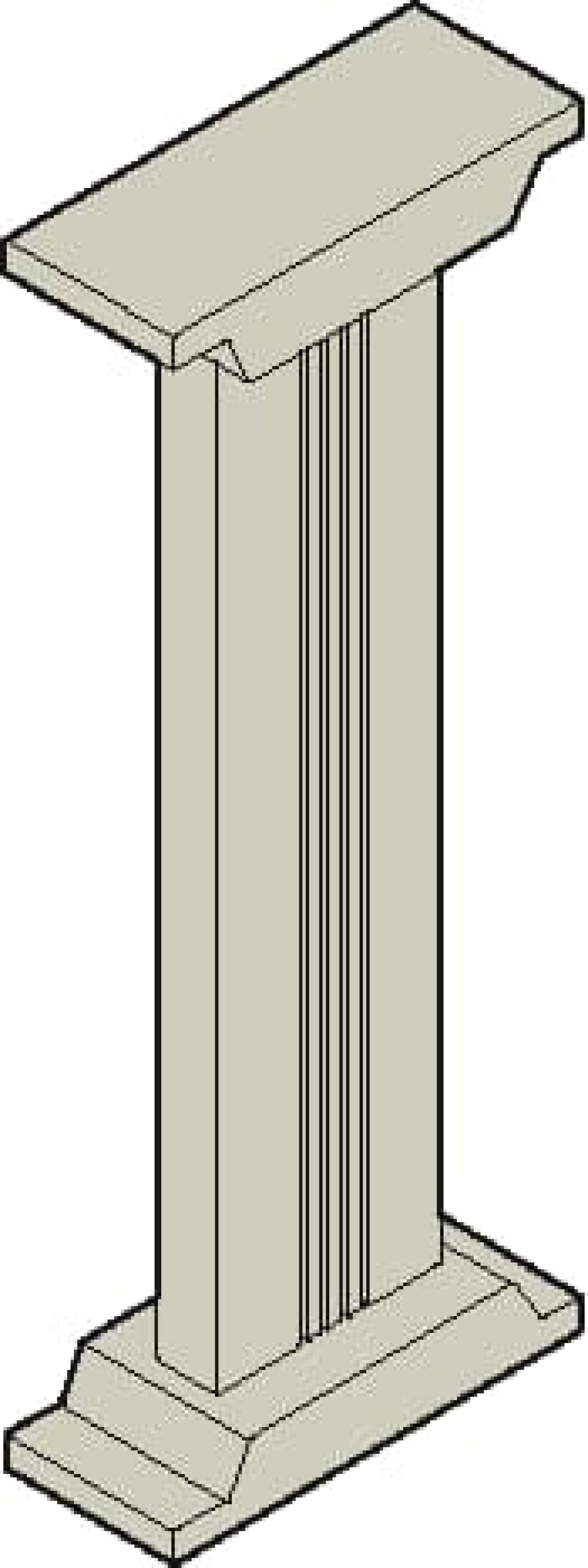 PEDESTAL-SIZE 1-2-3-4