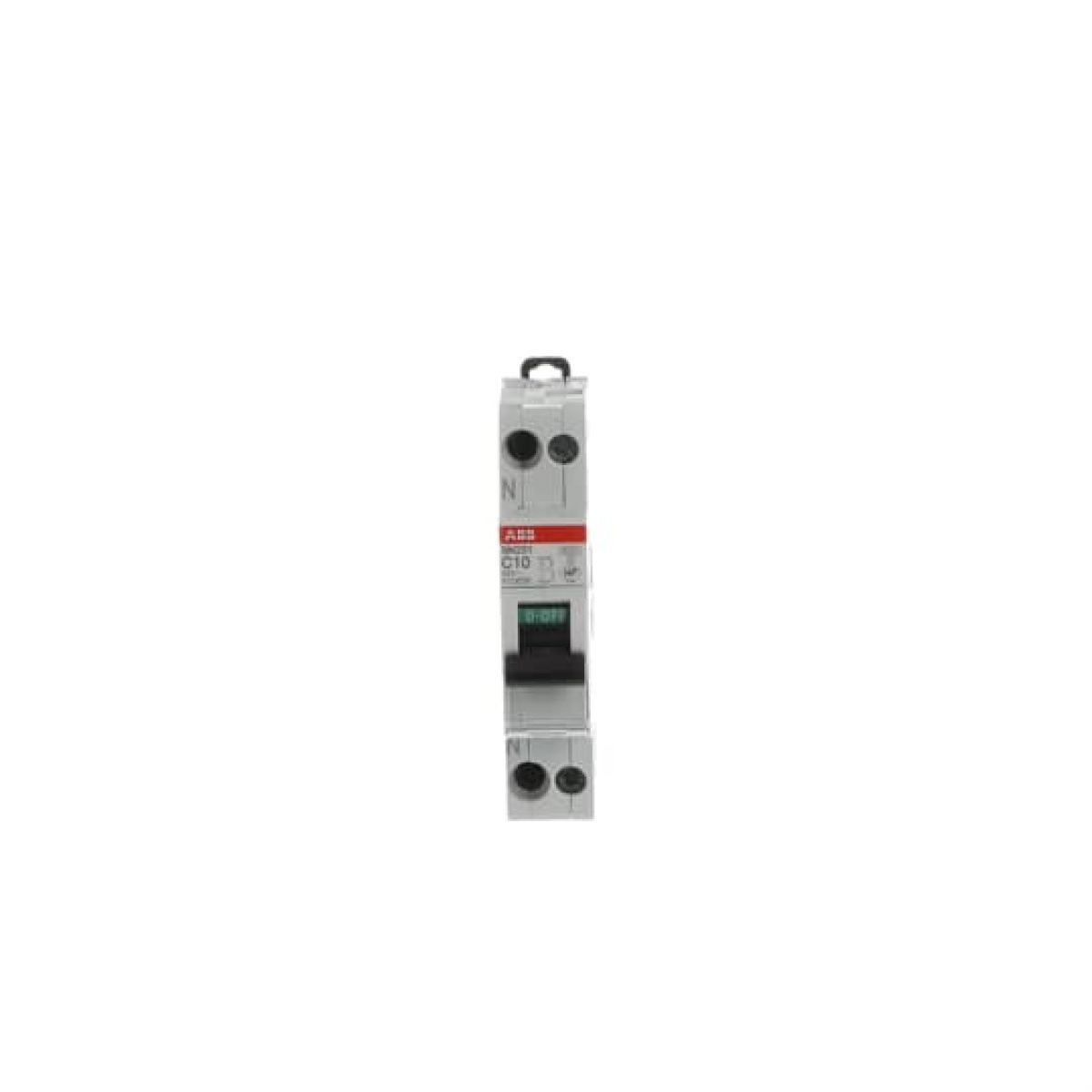 Miniature circuit breaker - SN201 - N Left - 1PN - 10 A - C - 230 V 6 kA