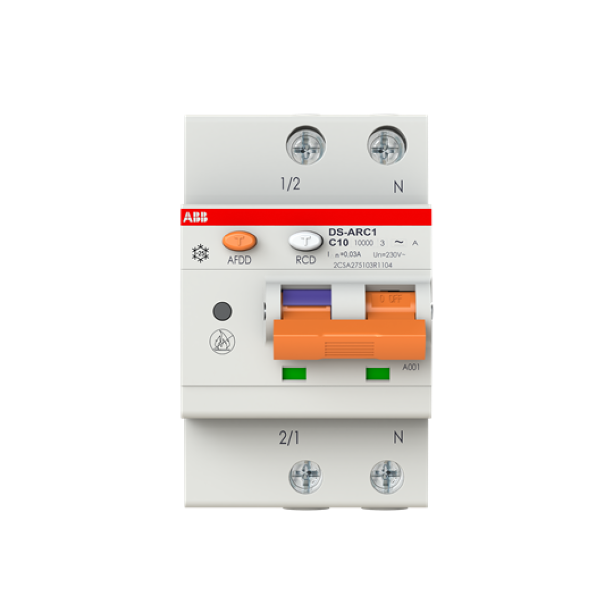 DS-ARC1 M C10 A30 Arc fault detection device integrated with RCBO