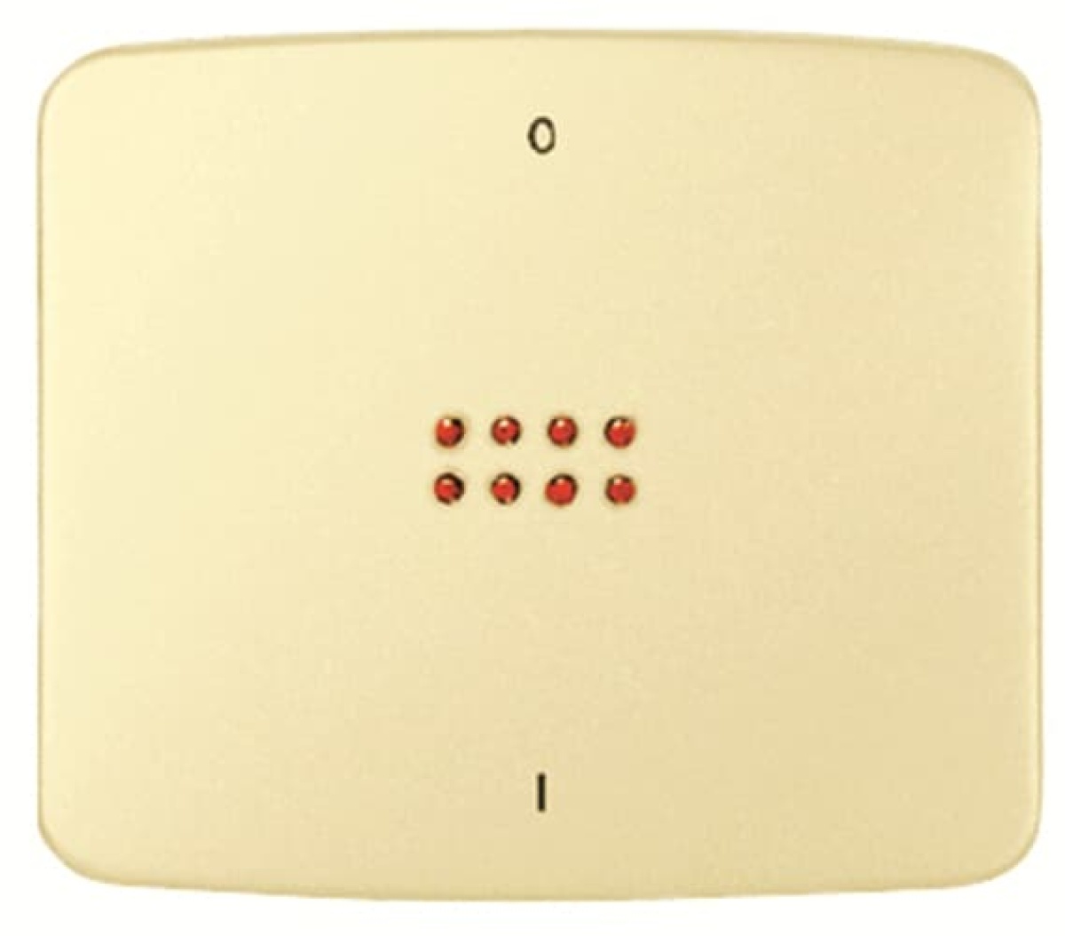 Rocker switch Characters 0 and 1 for Switchpush button, Single rocker Ivory - Arco