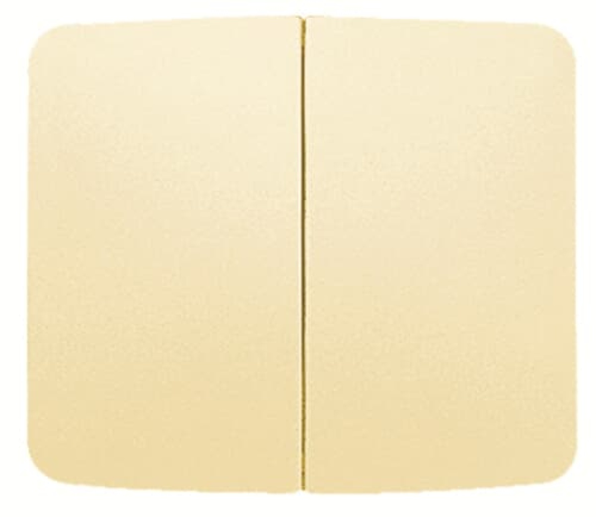 Rocker switch None for Switchpush button, Two-part rocker Ivory - Arco