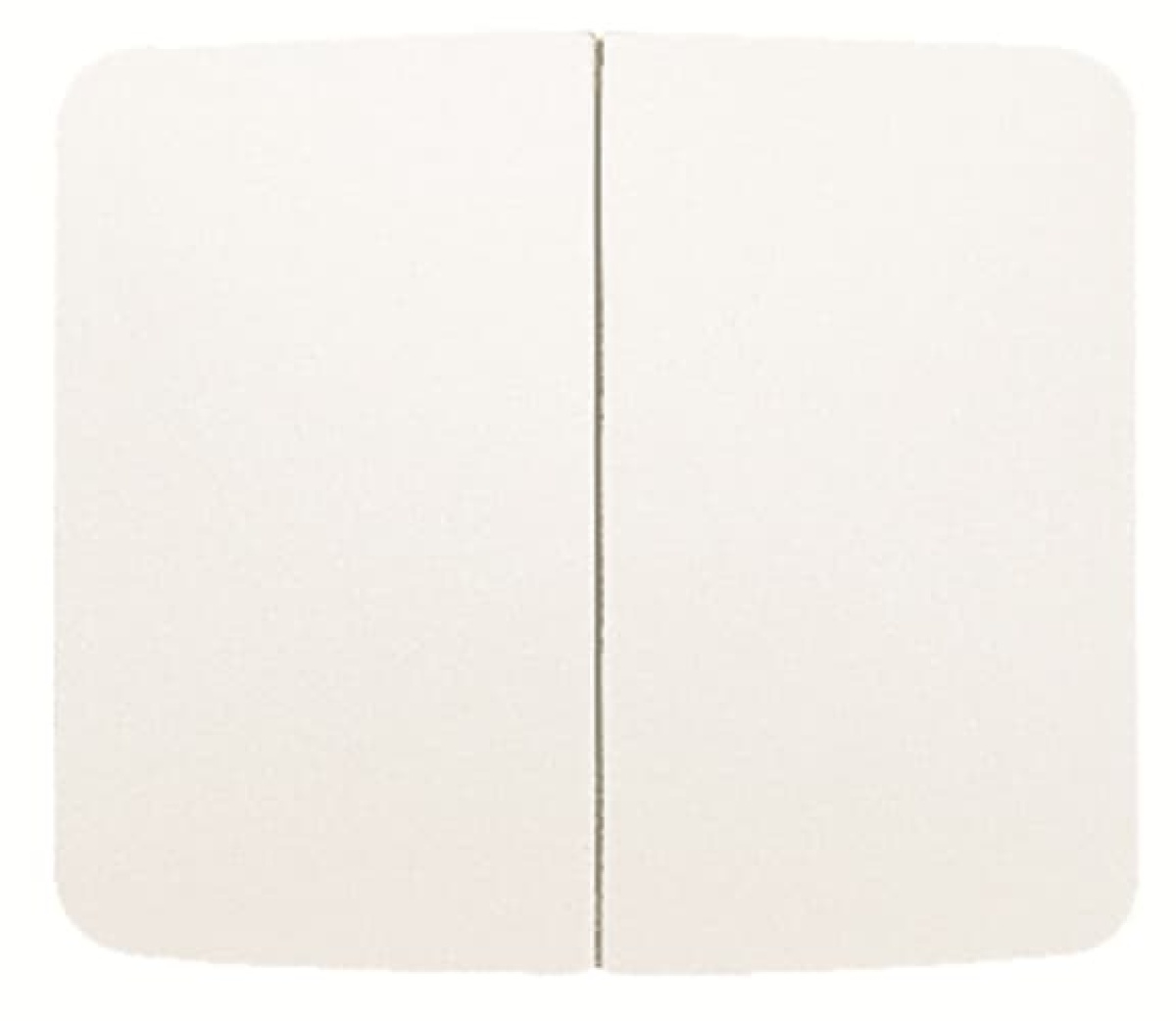 Rocker Without imprint for Switchpush button, Two-part rocker Alpine white - Arco