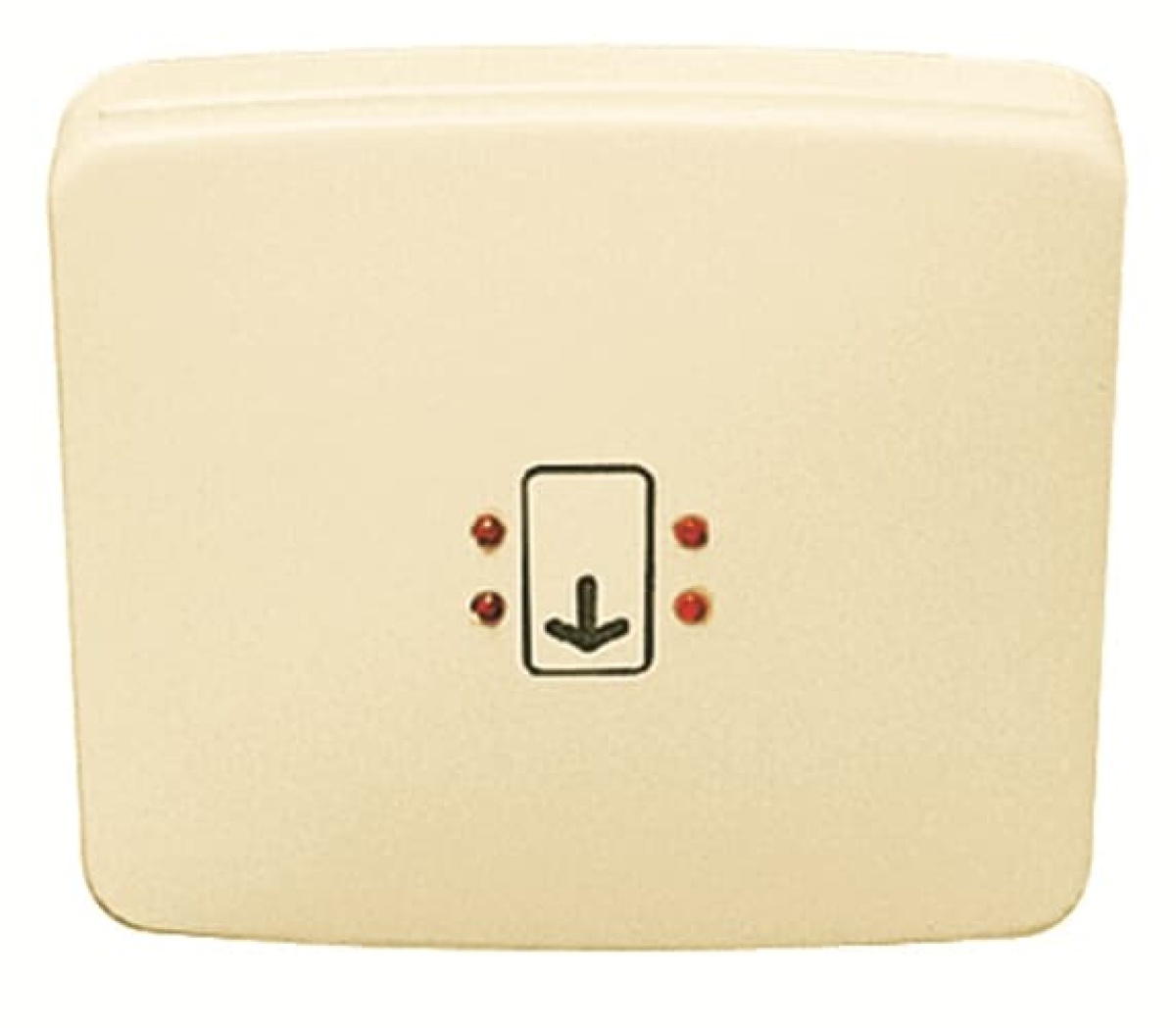 Rocker switch for Switchpush button Hotel card Ivory - Arco