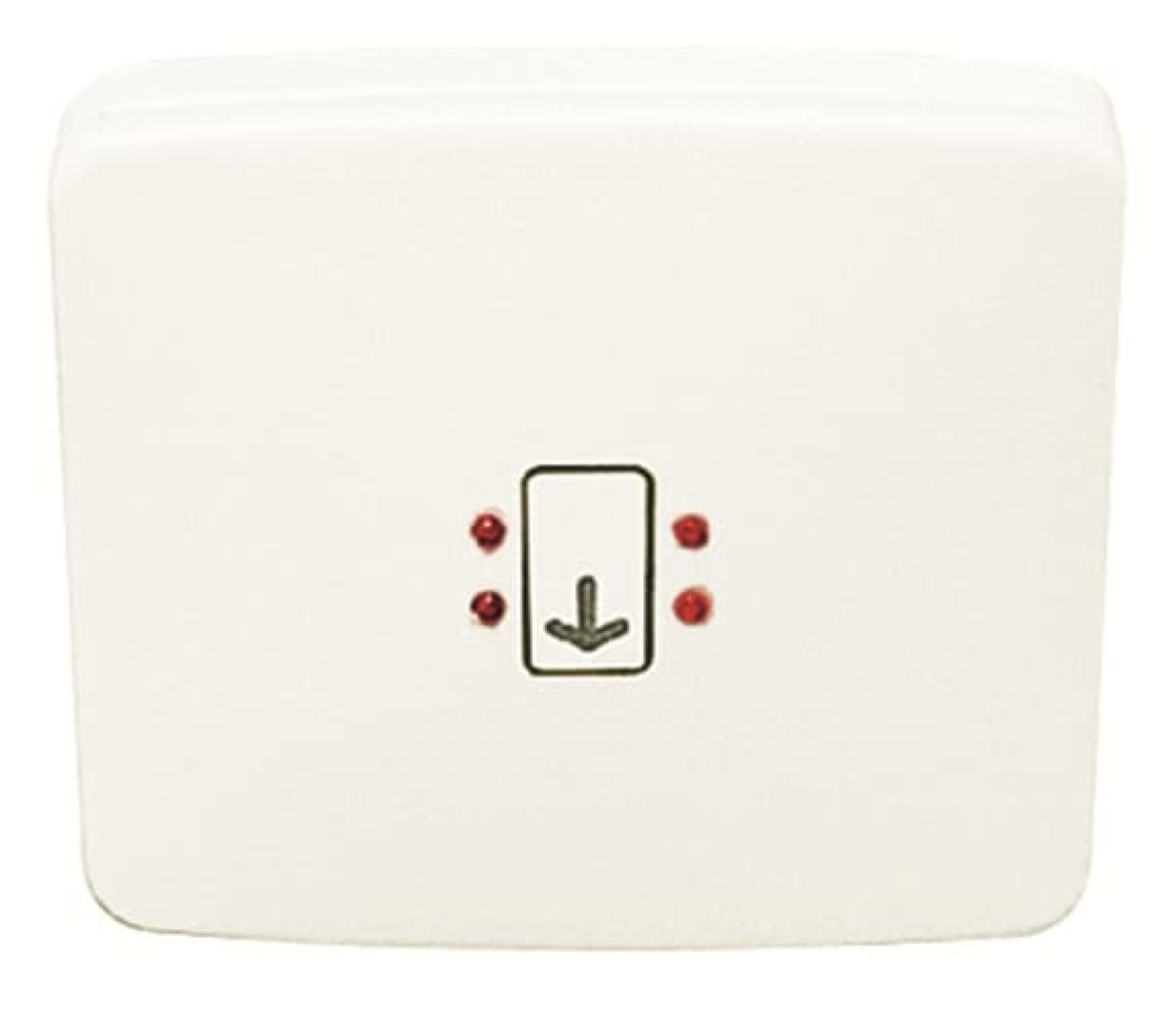 Rocker Symbol "keydoor" for Switchpush button Hotel card Alpine white - Arco