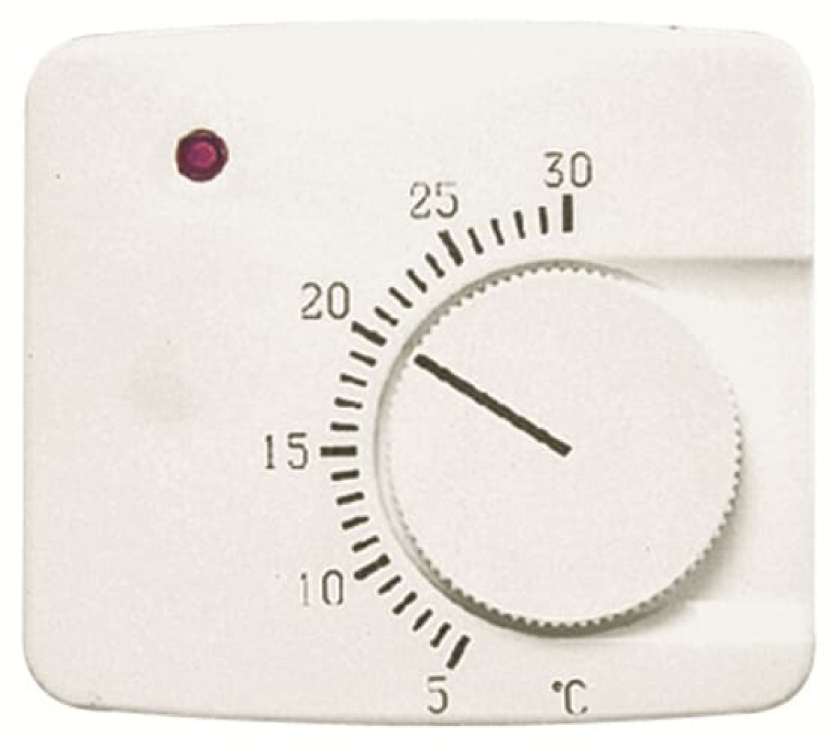 Cover plate Various symbols for Thermostat Turn button Alpine white - Arco