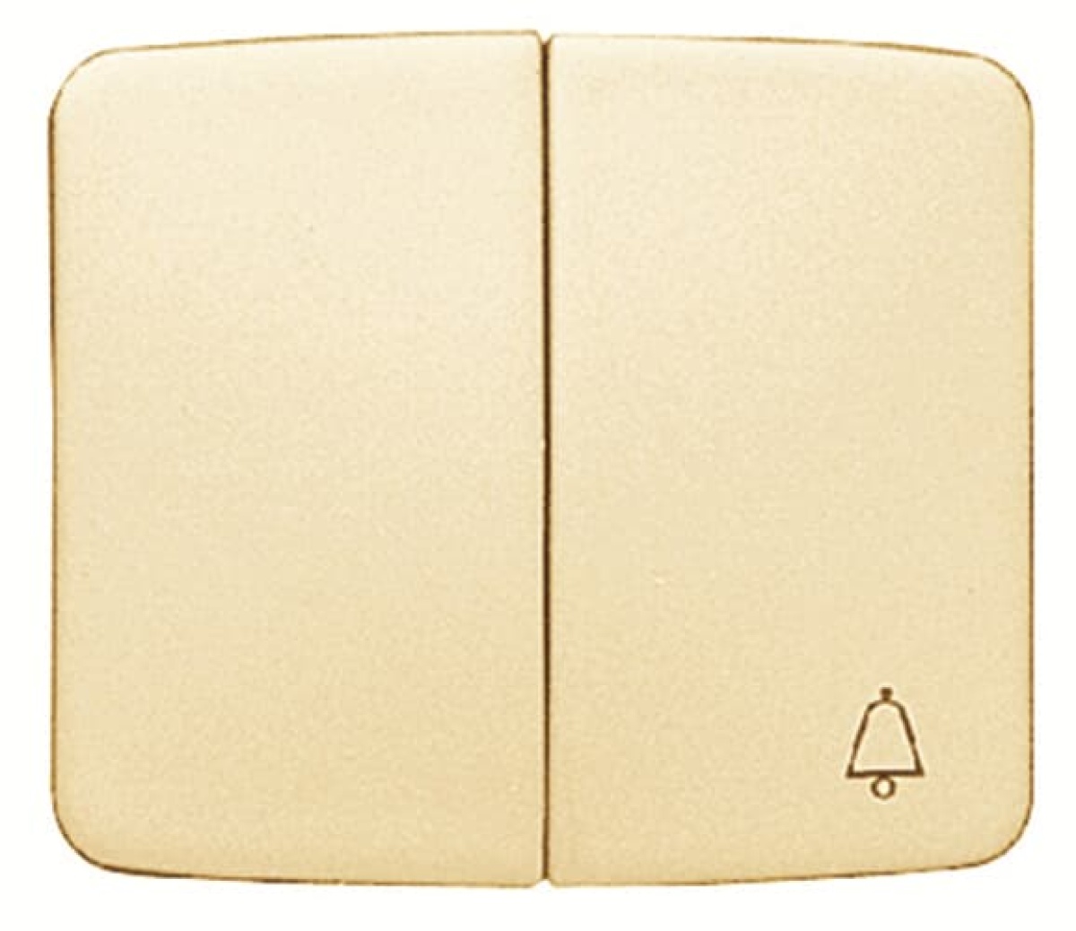 Rocker switch Symbol "bell" for Switchpush button, Two-part rocker Ivory - Arco
