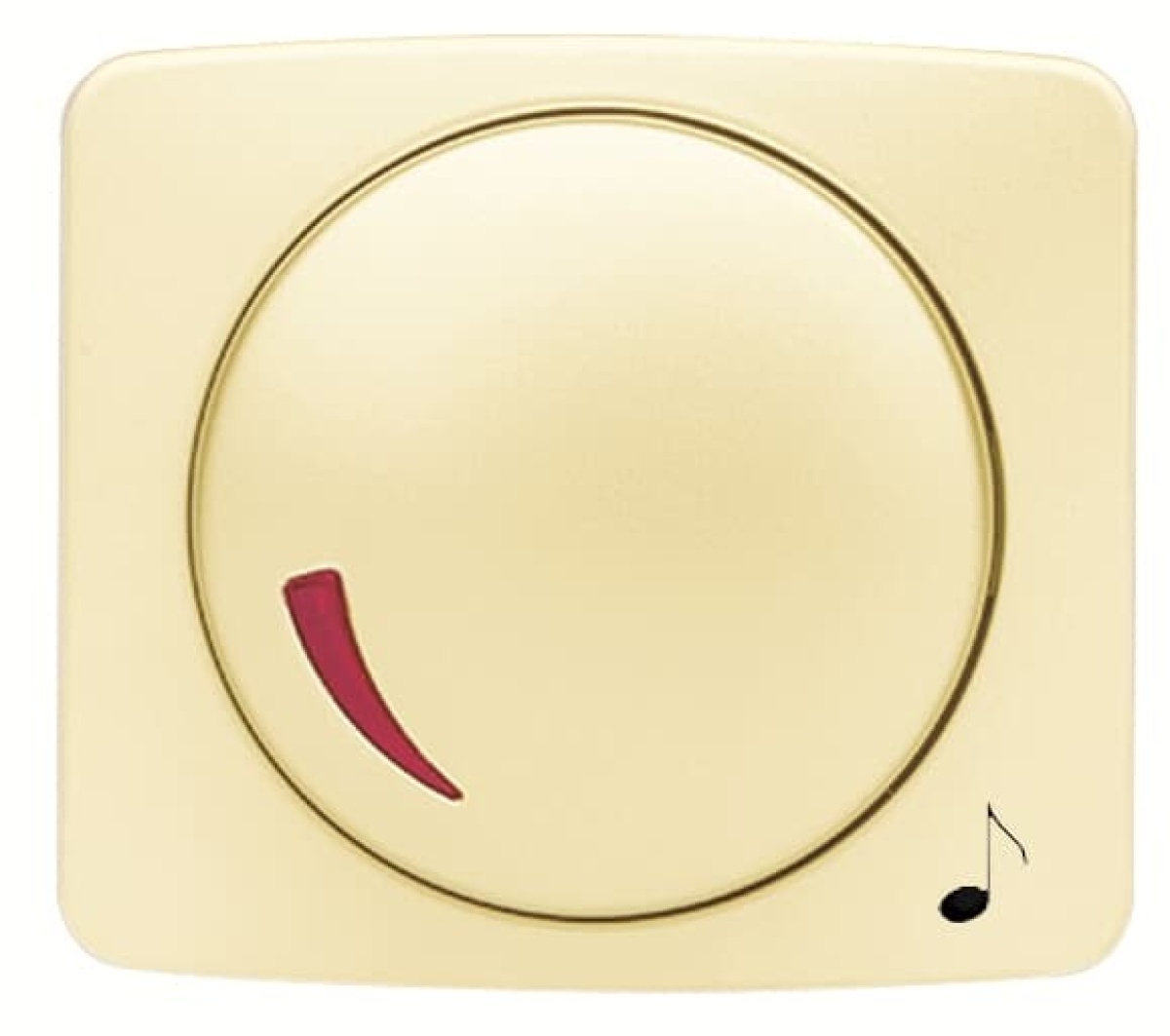 Cover potentiometer Loudness control Turn button Ivory - Arco