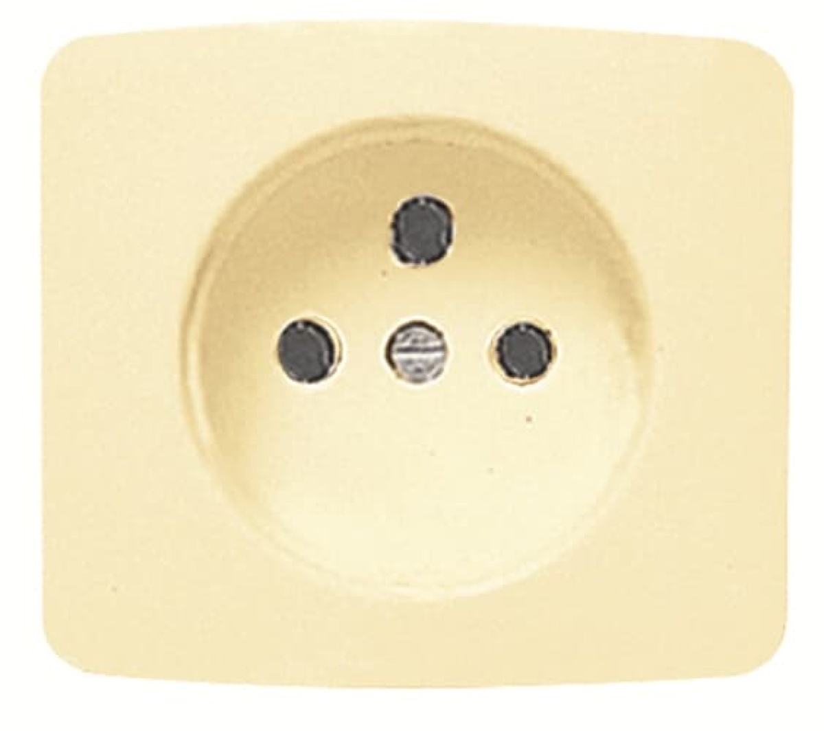 Cover socket outlet Socket outlet Central cover plate Ivory  - Arco