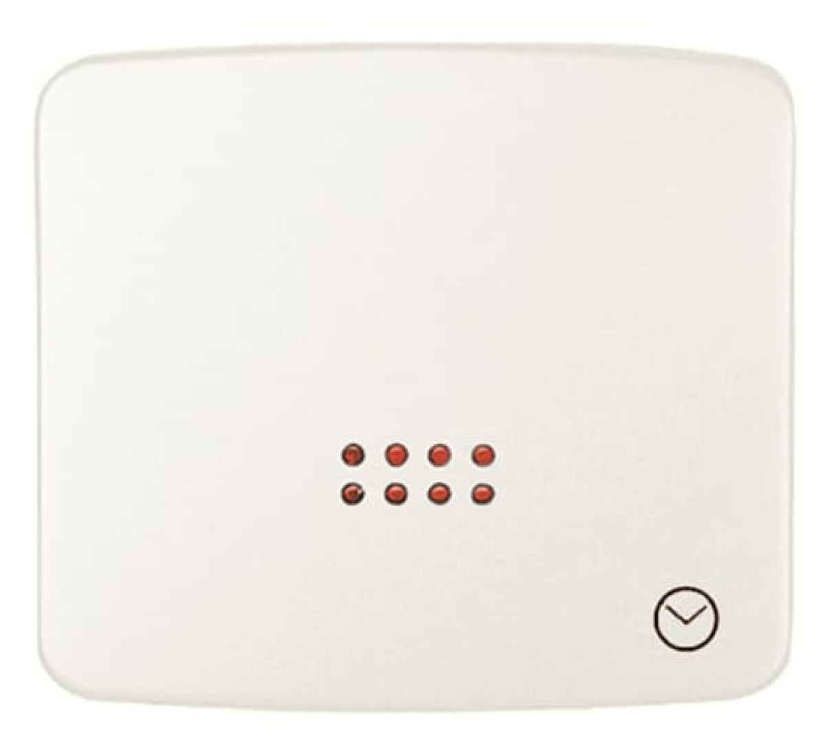 Rocker Time indication for Time switch Single push button Alpine white - Arco