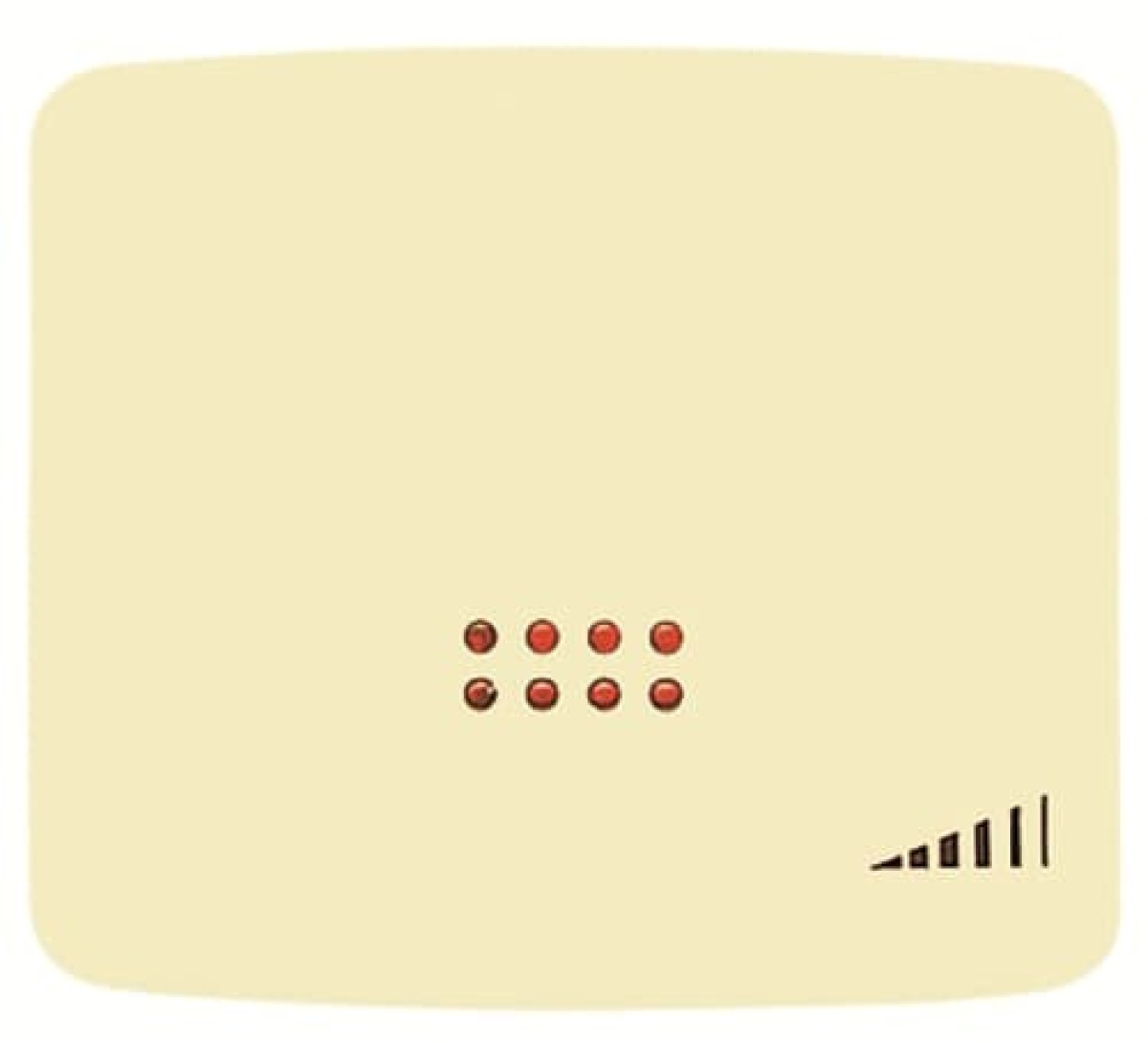 Cover electronic push dimmer Without imprint for Switchdimmer Single push button Cream white electro white - Arco