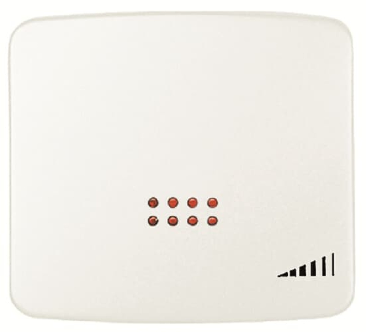 Cover electronic push dimmer Without imprint for Switchdimmer Single push button White - Arco