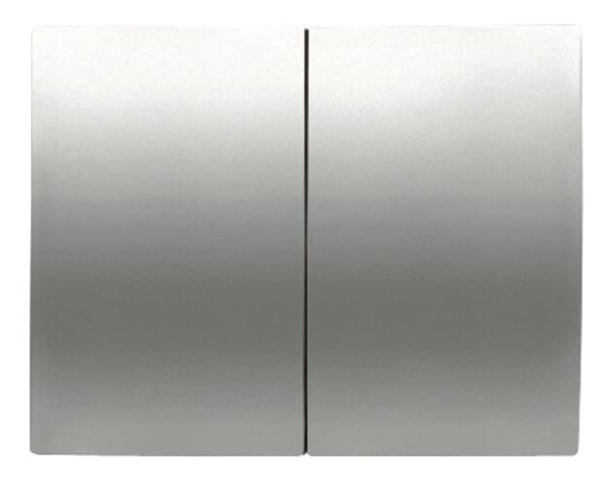 Rocker Without imprint for Switchpush button, Two-part rocker Titanium - Olas