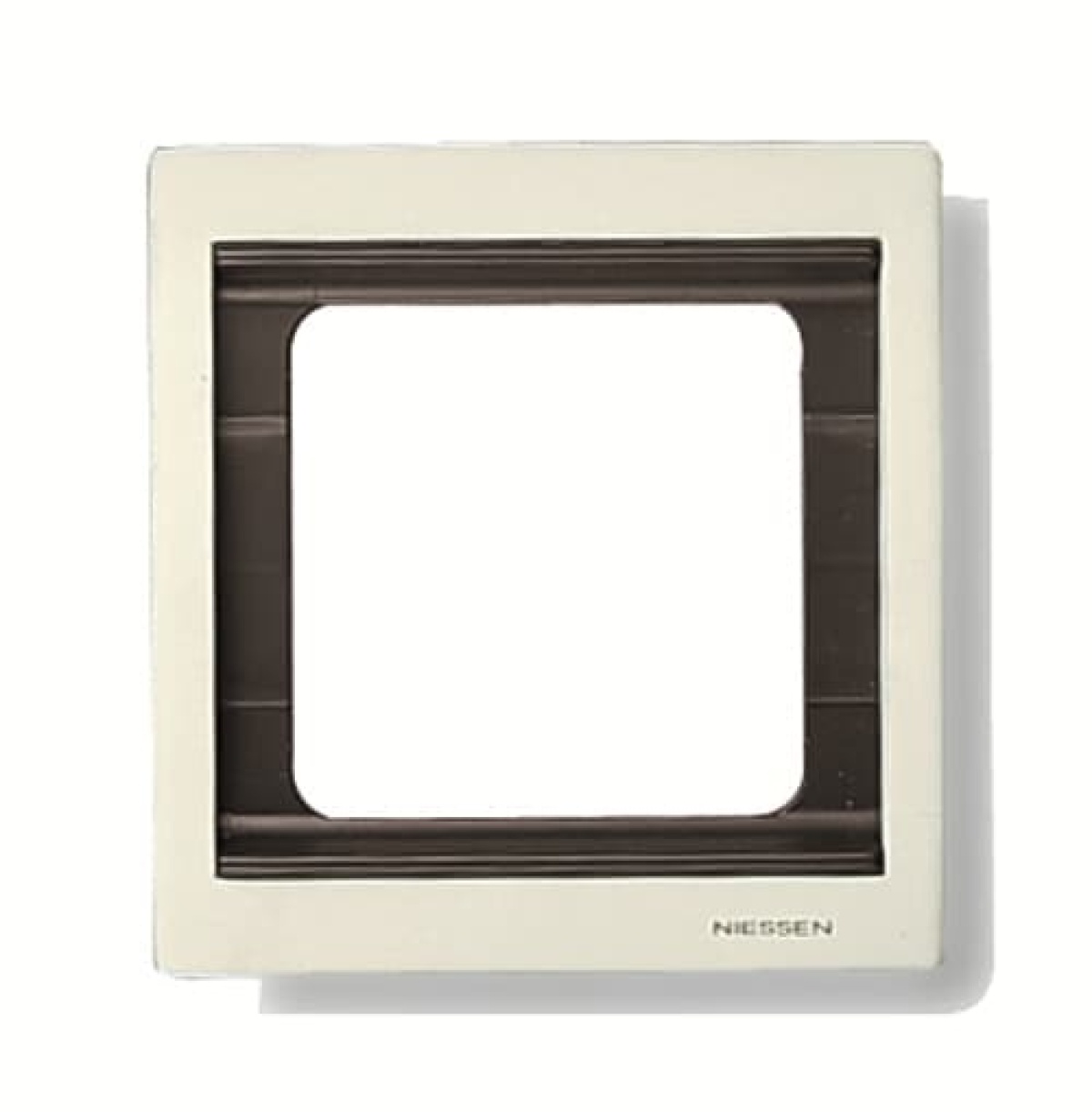 Frame 1-gang Cream white - Olas