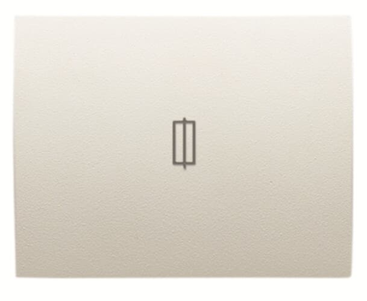 Cover plate Fuse holder with Fuse symbol Cream white - Olas