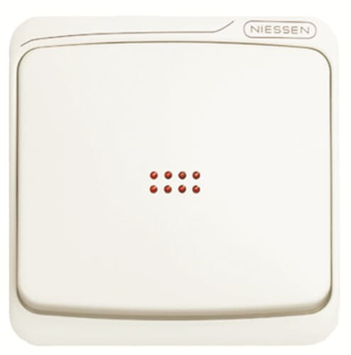 Rocker Without imprint for Switchpush button, Single rocker Alpine white - Arco