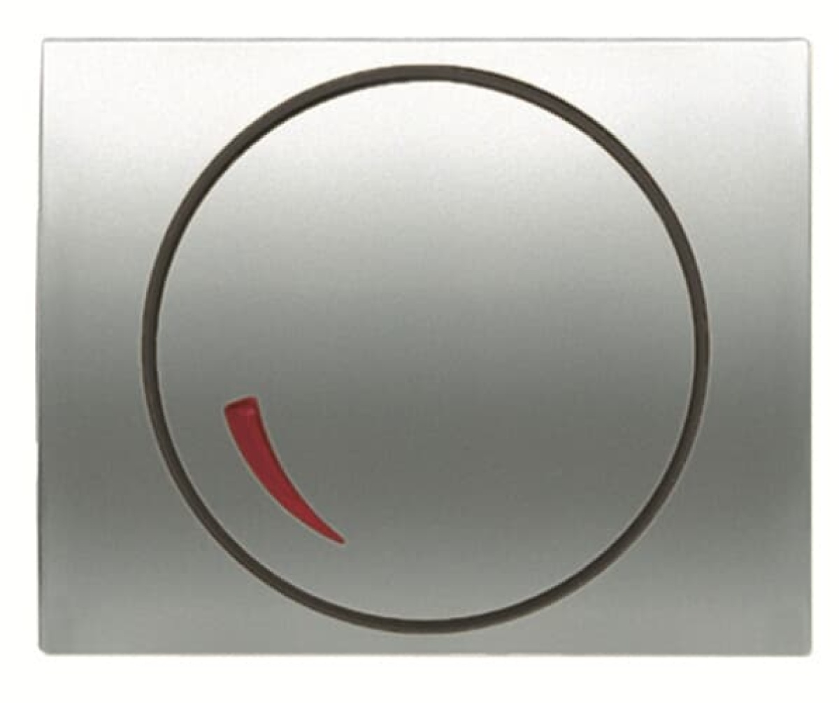 Cover plate Dimmer symbol for Dimmer Turn button Titanium - Olas