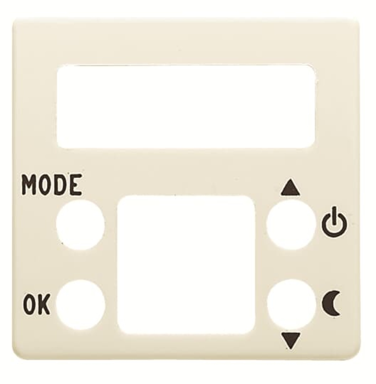Cover plate Thermostat Ivory - Stylo